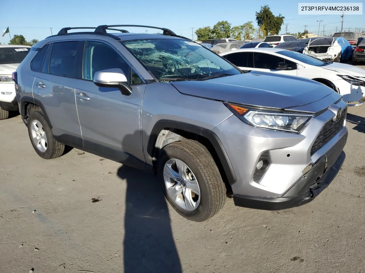 2021 Toyota Rav4 Xle VIN: 2T3P1RFV4MC236138 Lot: 80725164