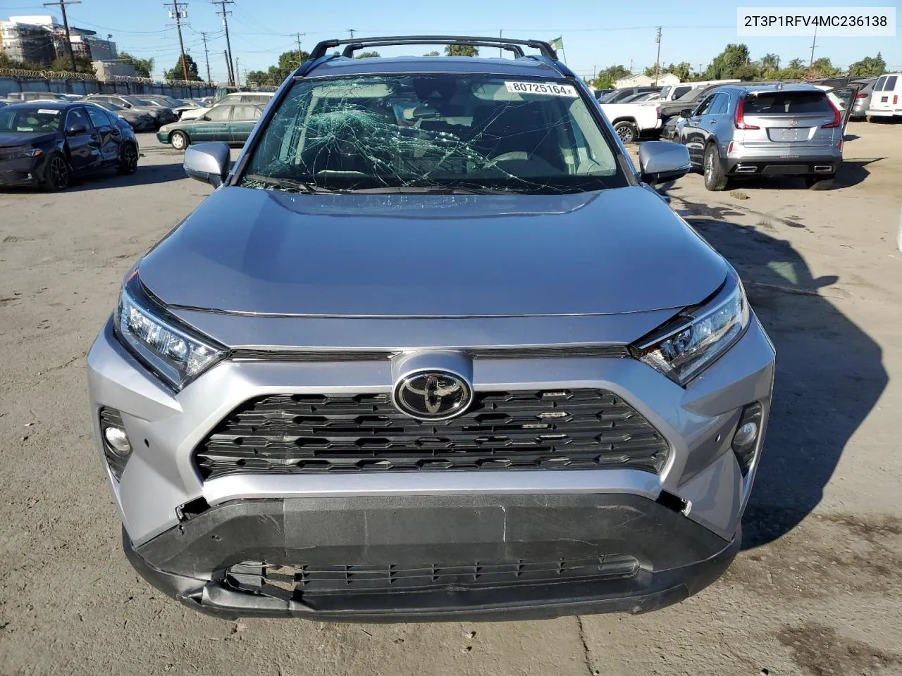 2021 Toyota Rav4 Xle VIN: 2T3P1RFV4MC236138 Lot: 80725164