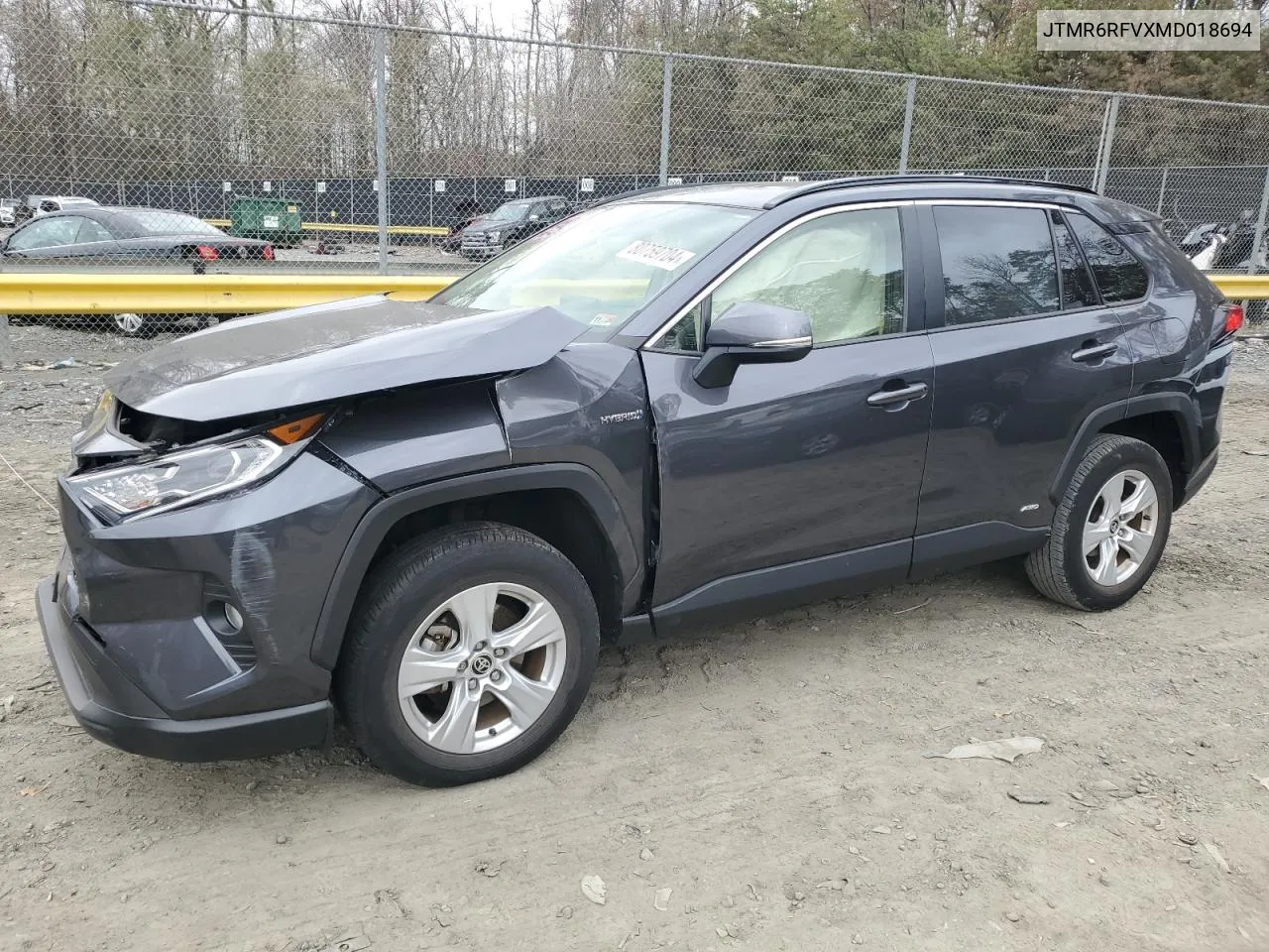 2021 Toyota Rav4 Xle VIN: JTMR6RFVXMD018694 Lot: 80759704