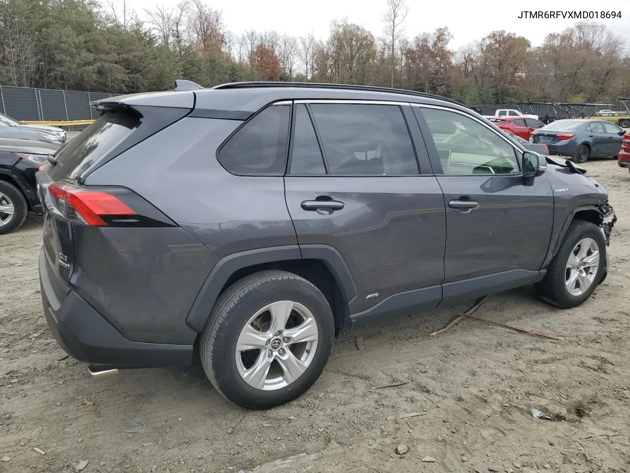 2021 Toyota Rav4 Xle VIN: JTMR6RFVXMD018694 Lot: 80759704