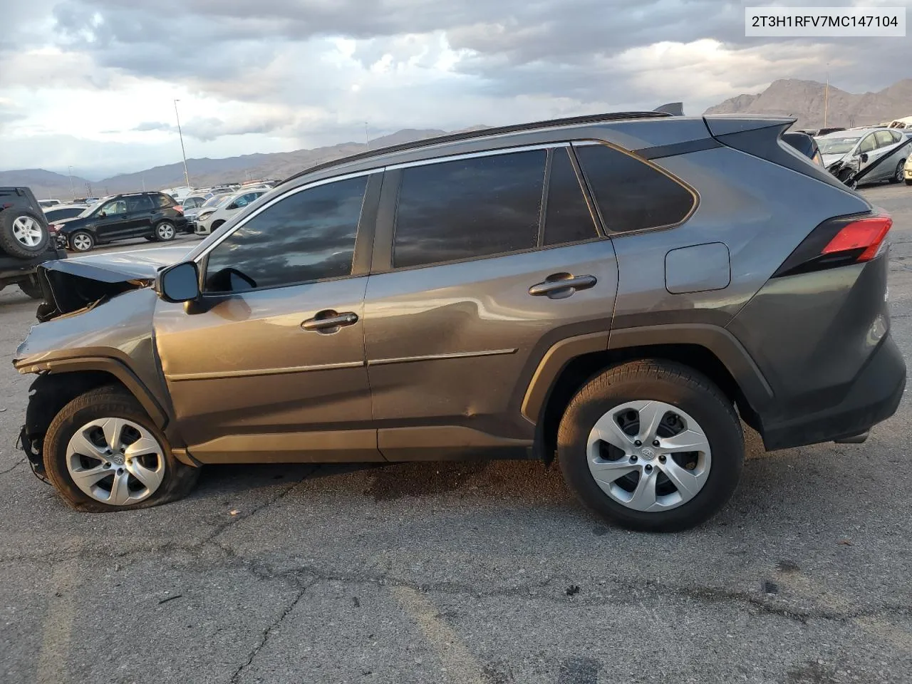 2021 Toyota Rav4 Le VIN: 2T3H1RFV7MC147104 Lot: 80923734