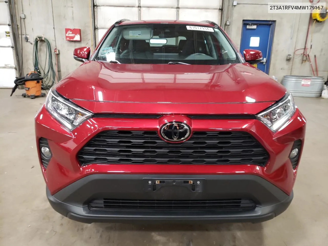 2021 Toyota Rav4 Xle Premium VIN: 2T3A1RFV4MW179167 Lot: 81017934