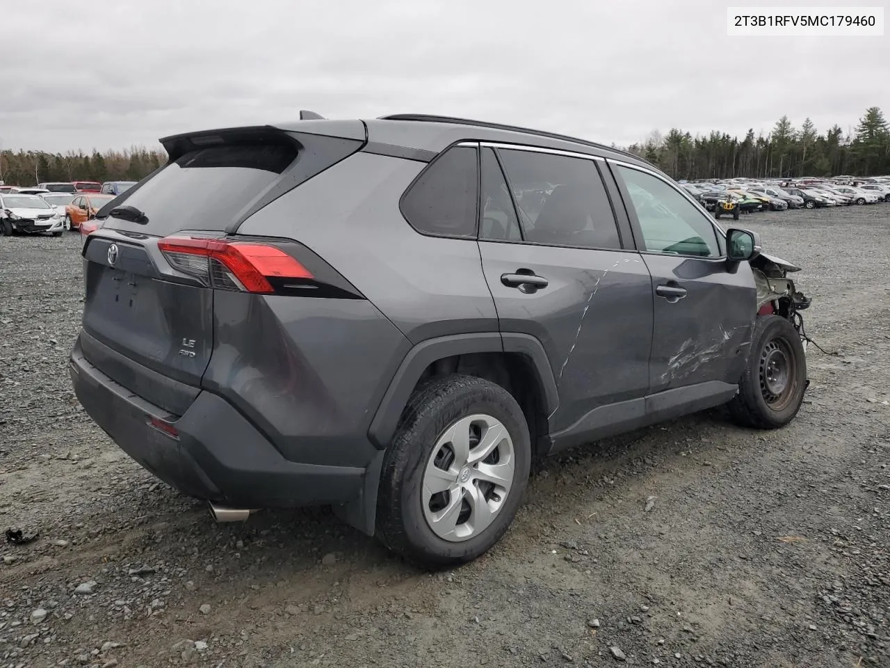 2021 Toyota Rav4 Le VIN: 2T3B1RFV5MC179460 Lot: 81089734