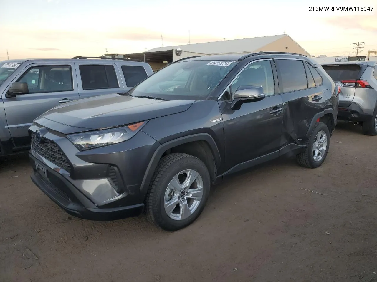 2021 Toyota Rav4 Le VIN: 2T3MWRFV9MW115947 Lot: 81097274