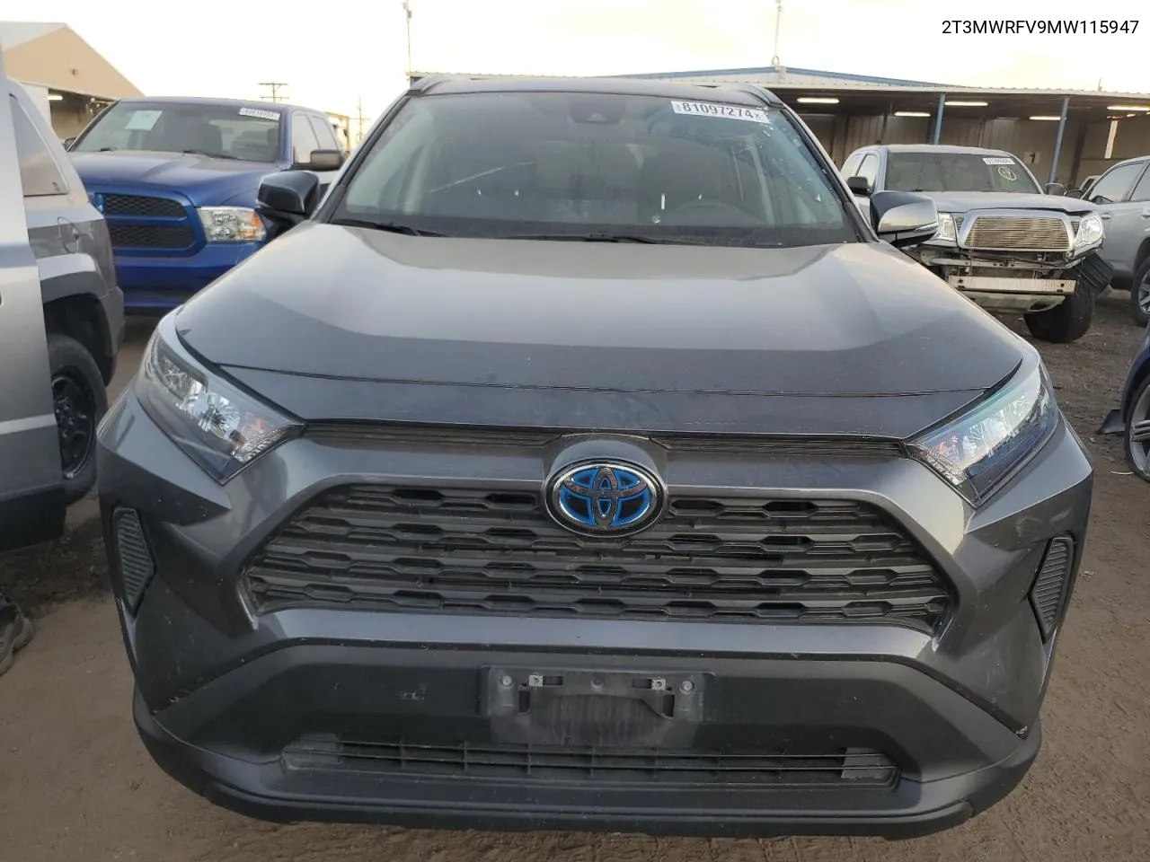 2021 Toyota Rav4 Le VIN: 2T3MWRFV9MW115947 Lot: 81097274