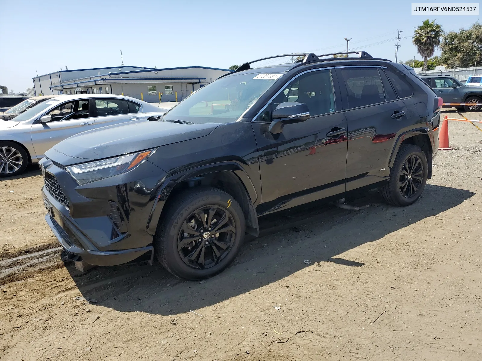 2022 Toyota Rav4 Se VIN: JTM16RFV6ND524537 Lot: 57207394