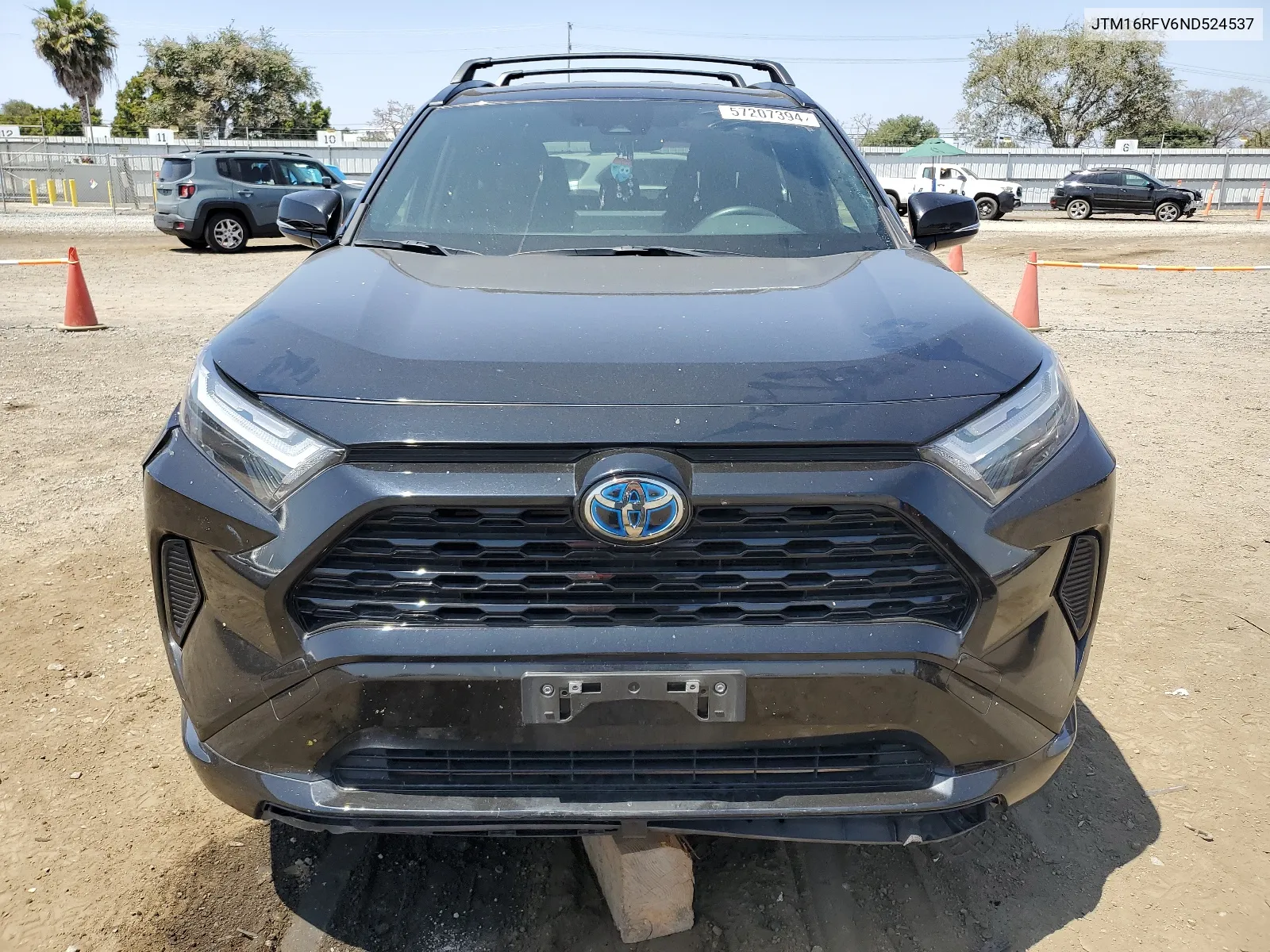 2022 Toyota Rav4 Se VIN: JTM16RFV6ND524537 Lot: 57207394