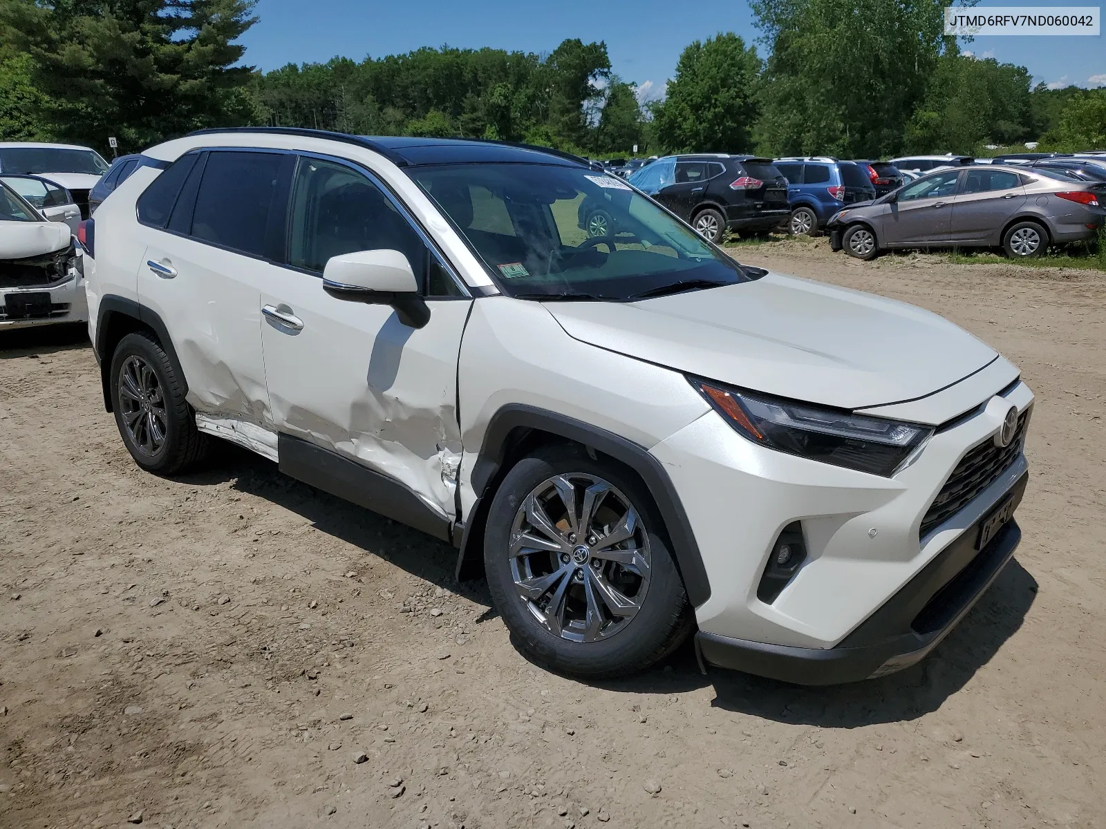 2022 Toyota Rav4 Limited VIN: JTMD6RFV7ND060042 Lot: 57848894