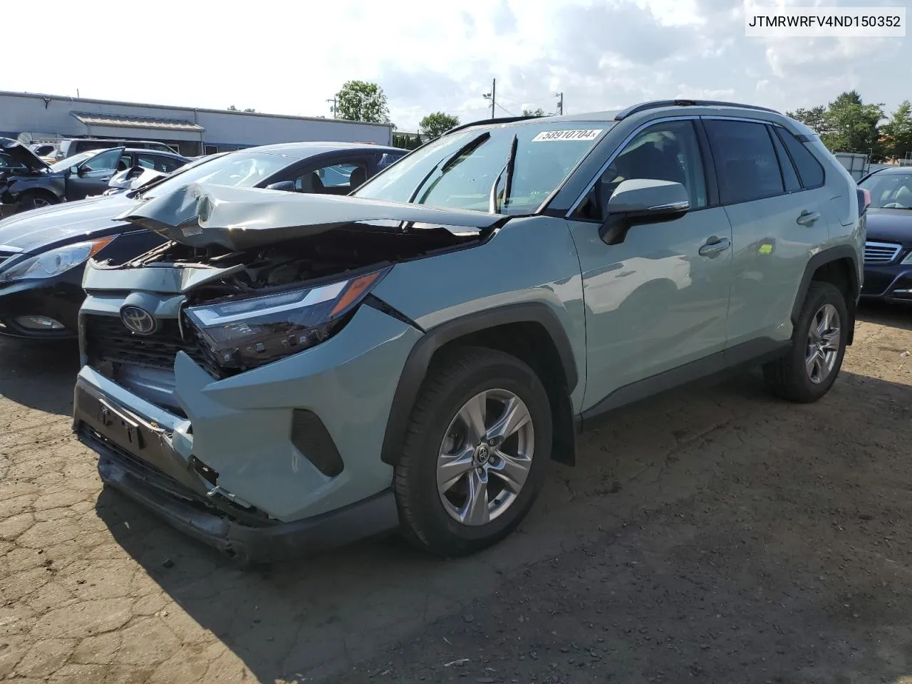 JTMRWRFV4ND150352 2022 Toyota Rav4 Xle