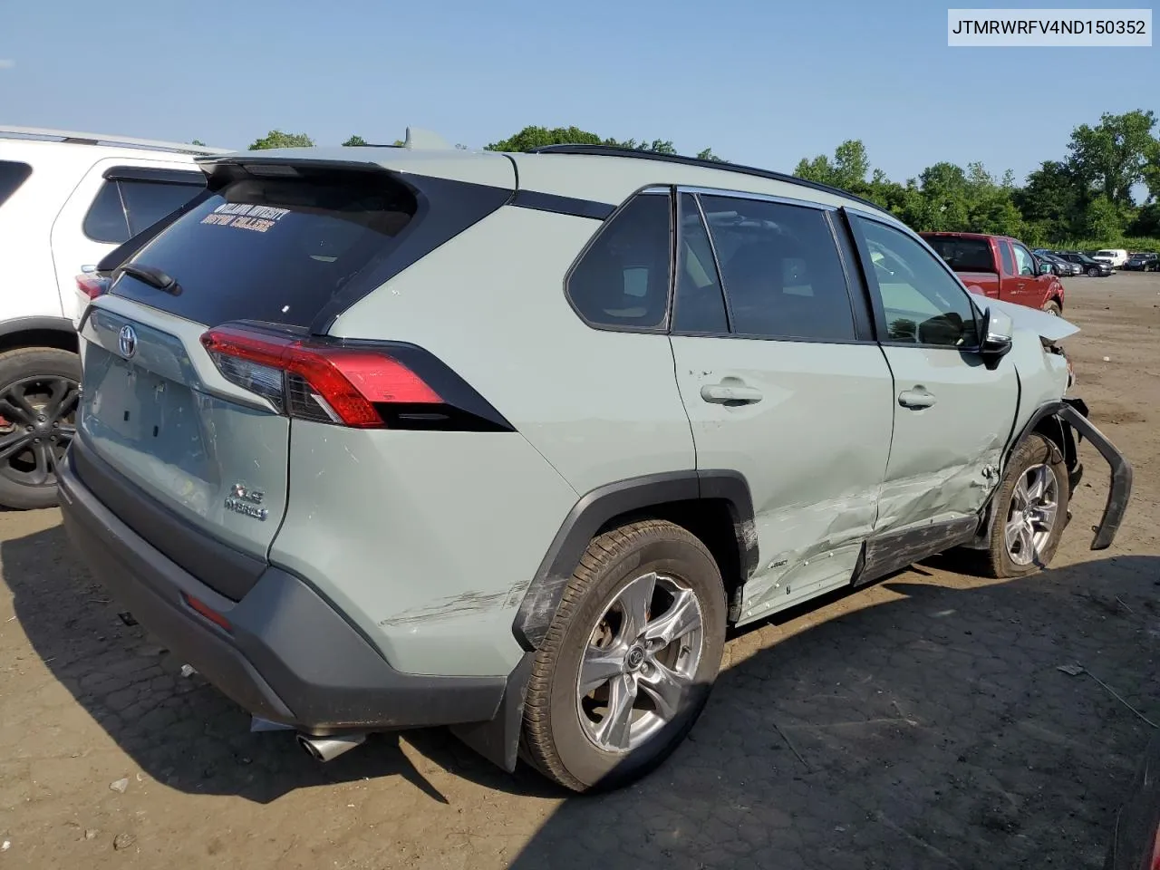 JTMRWRFV4ND150352 2022 Toyota Rav4 Xle