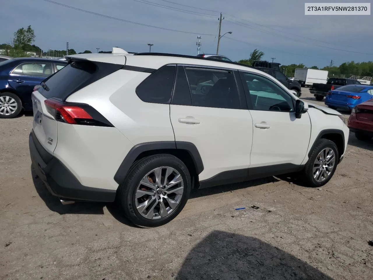 2022 Toyota Rav4 Xle Premium VIN: 2T3A1RFV5NW281370 Lot: 60073884