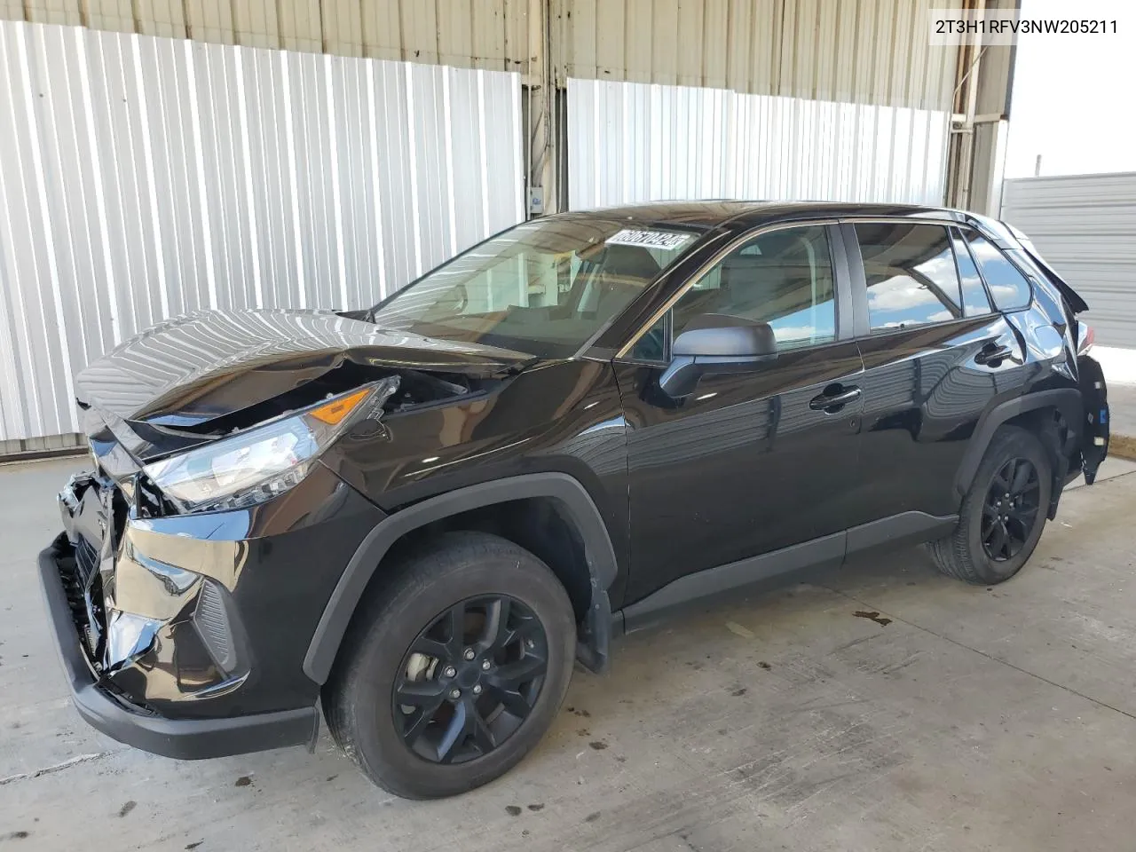 2022 Toyota Rav4 Le VIN: 2T3H1RFV3NW205211 Lot: 60670424