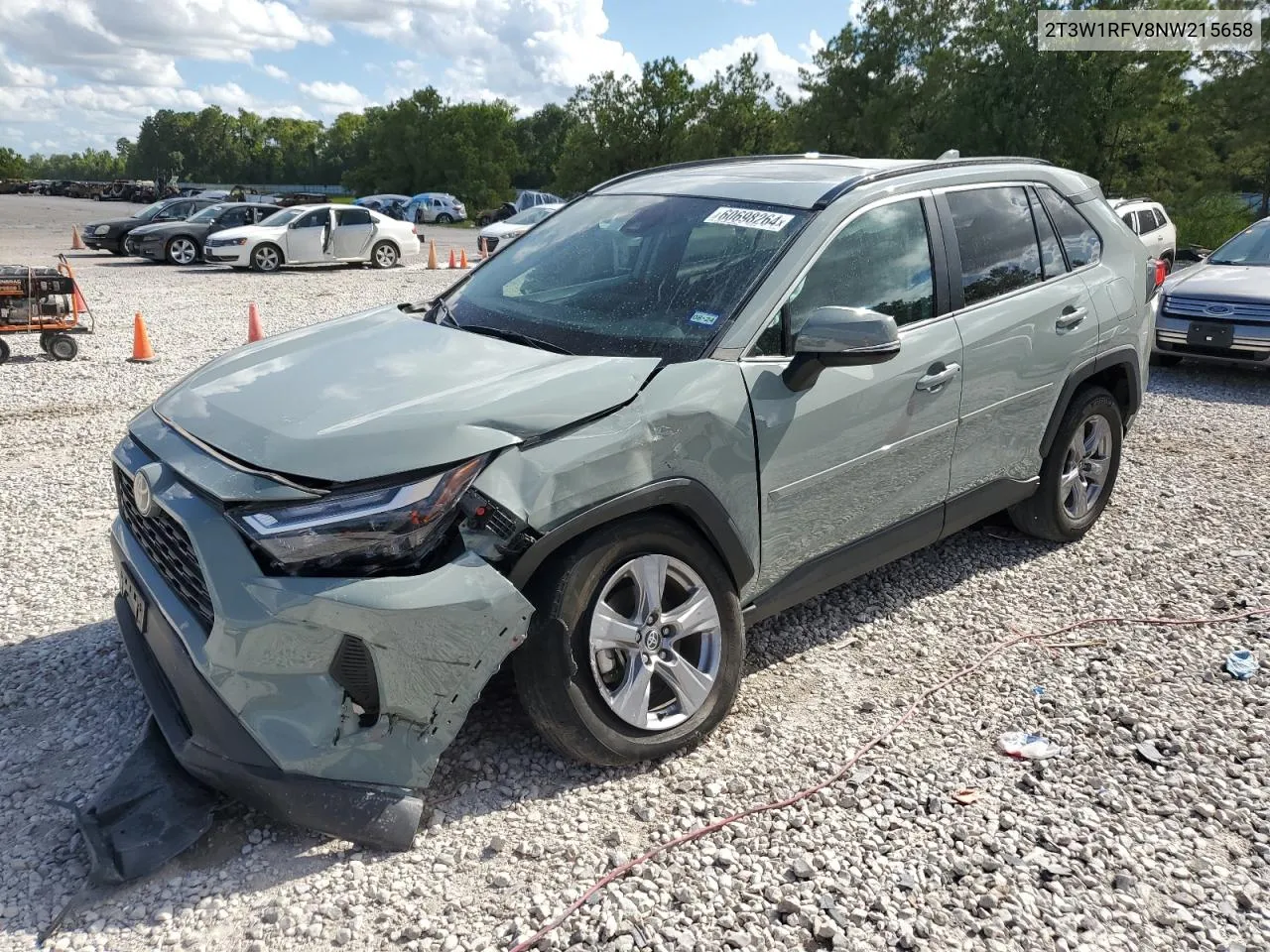 2022 Toyota Rav4 Xle VIN: 2T3W1RFV8NW215658 Lot: 60698264