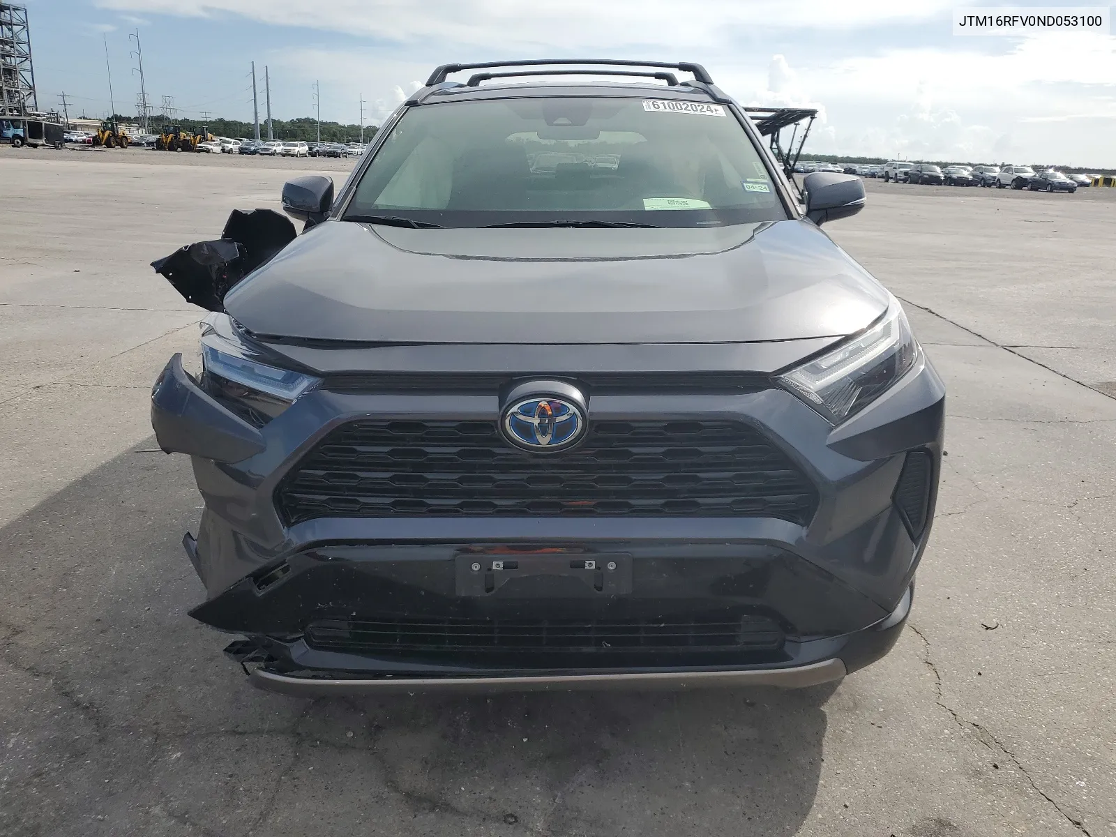 2022 Toyota Rav4 Se VIN: JTM16RFV0ND053100 Lot: 61002024