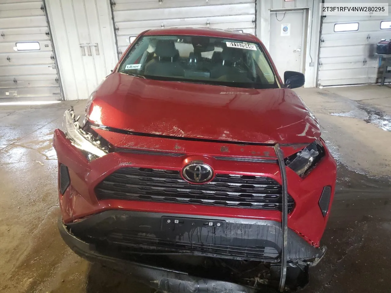 2022 Toyota Rav4 Le VIN: 2T3F1RFV4NW280295 Lot: 61157044