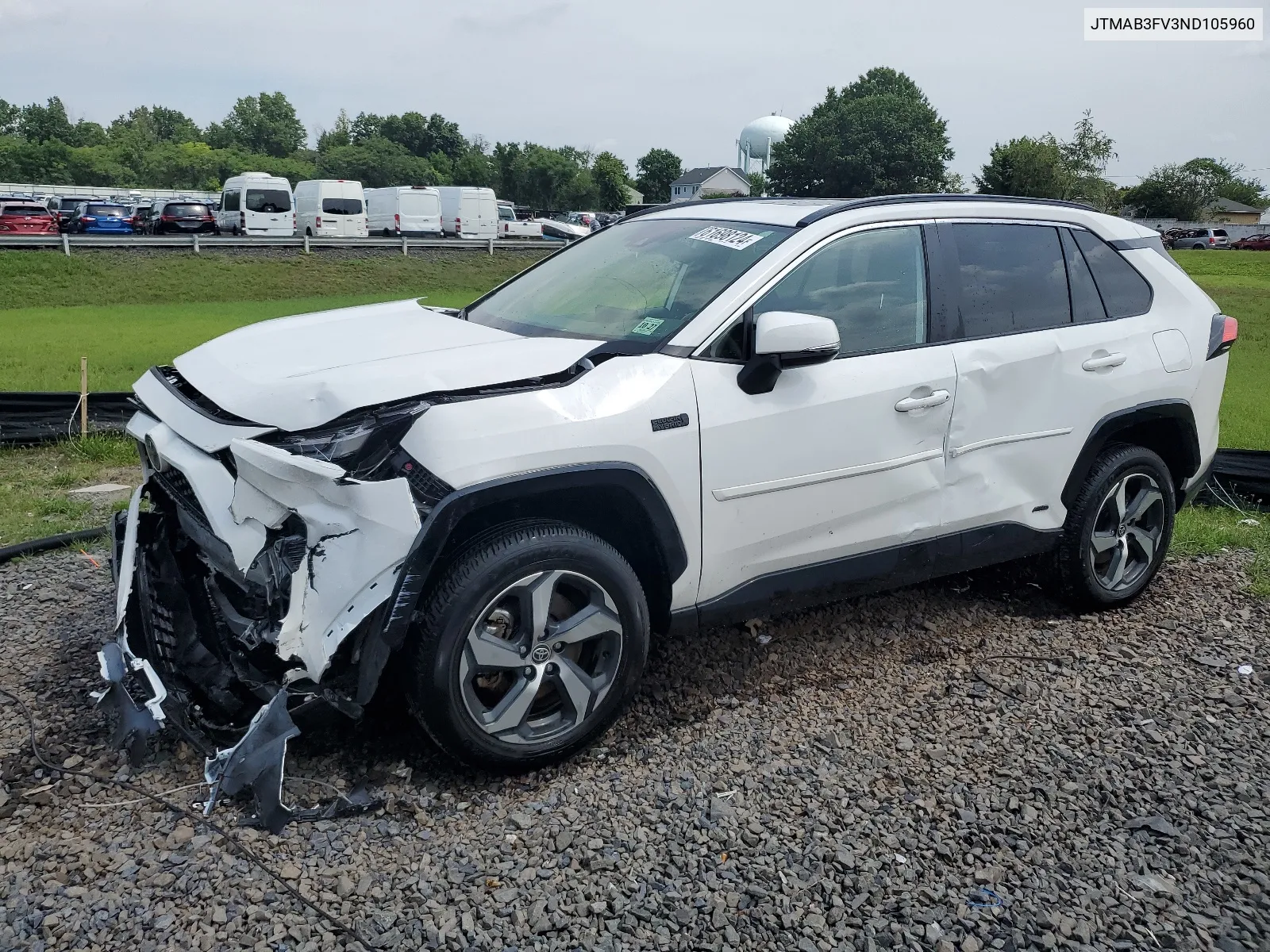 2022 Toyota Rav4 Prime Se VIN: JTMAB3FV3ND105960 Lot: 61698124