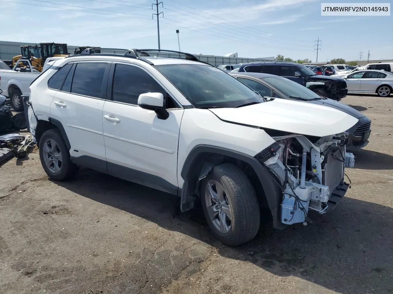 2022 Toyota Rav4 Xle VIN: JTMRWRFV2ND145943 Lot: 62884344