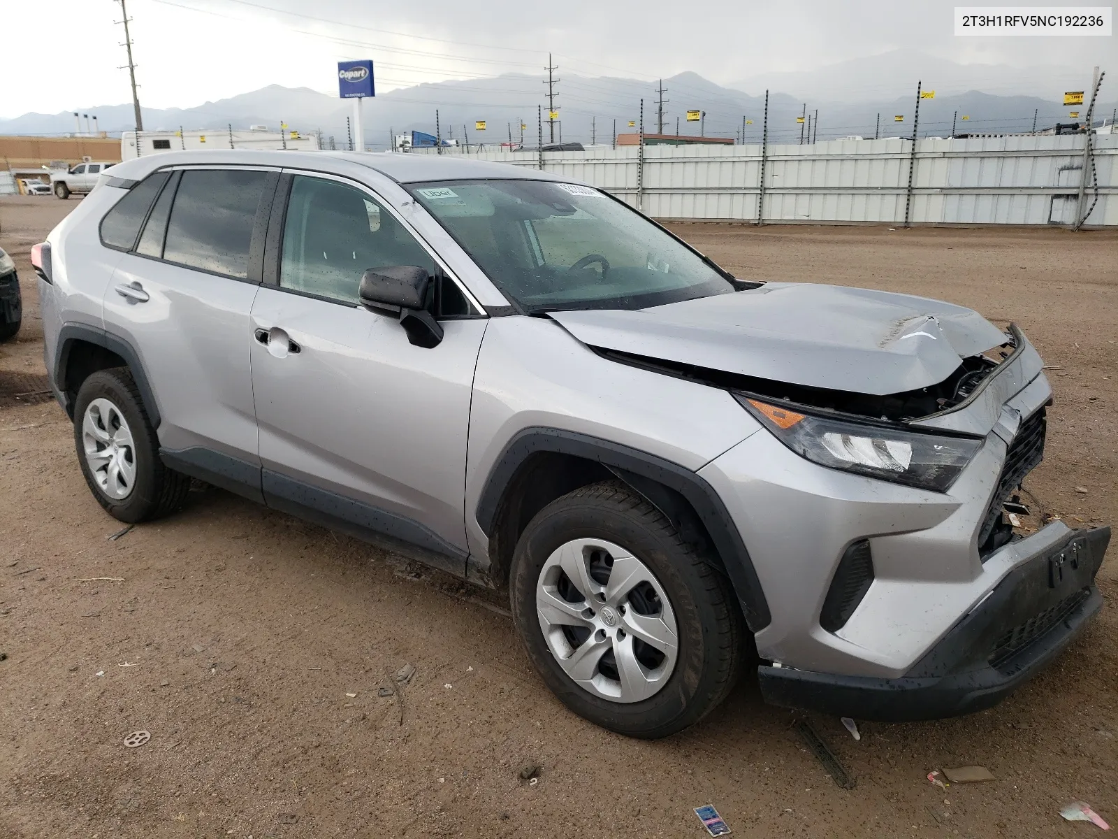 2T3H1RFV5NC192236 2022 Toyota Rav4 Le