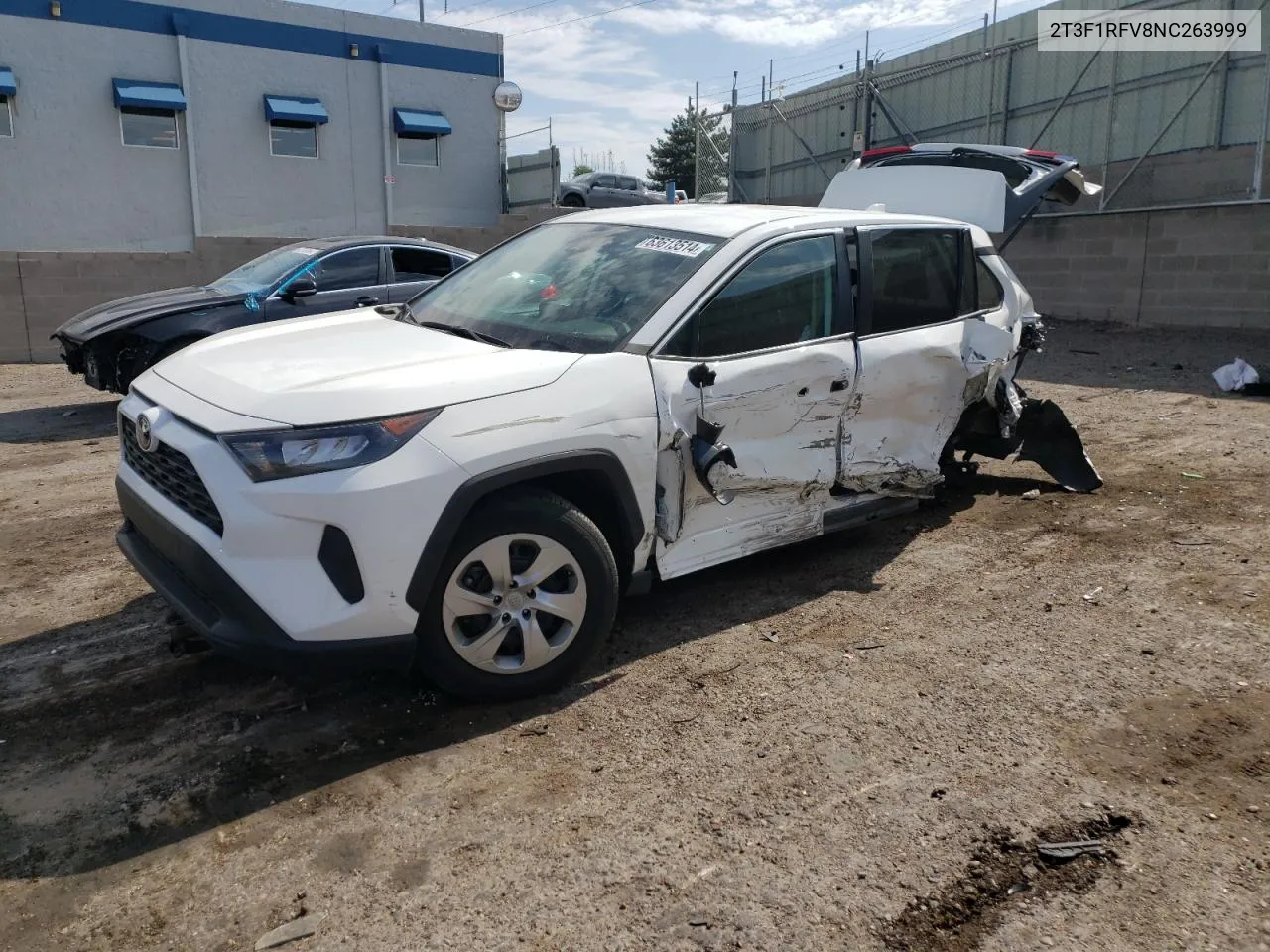 2022 Toyota Rav4 Le VIN: 2T3F1RFV8NC263999 Lot: 63613514