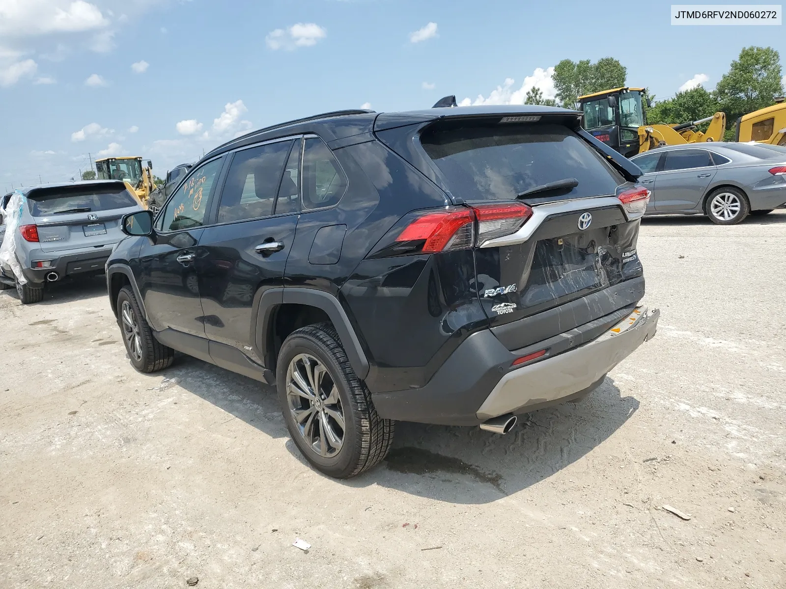 2022 Toyota Rav4 Limited VIN: JTMD6RFV2ND060272 Lot: 64105934