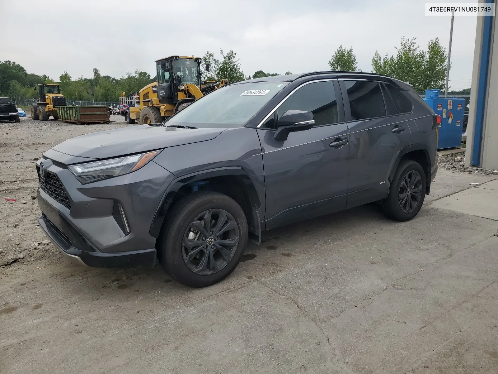 2022 Toyota Rav4 Xse VIN: 4T3E6RFV1NU081749 Lot: 64634294