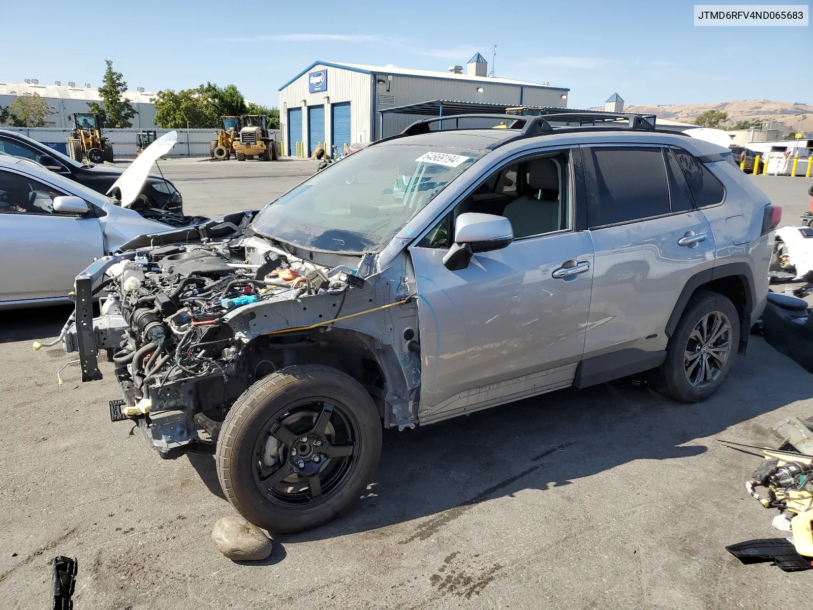 JTMD6RFV4ND065683 2022 Toyota Rav4 Limited