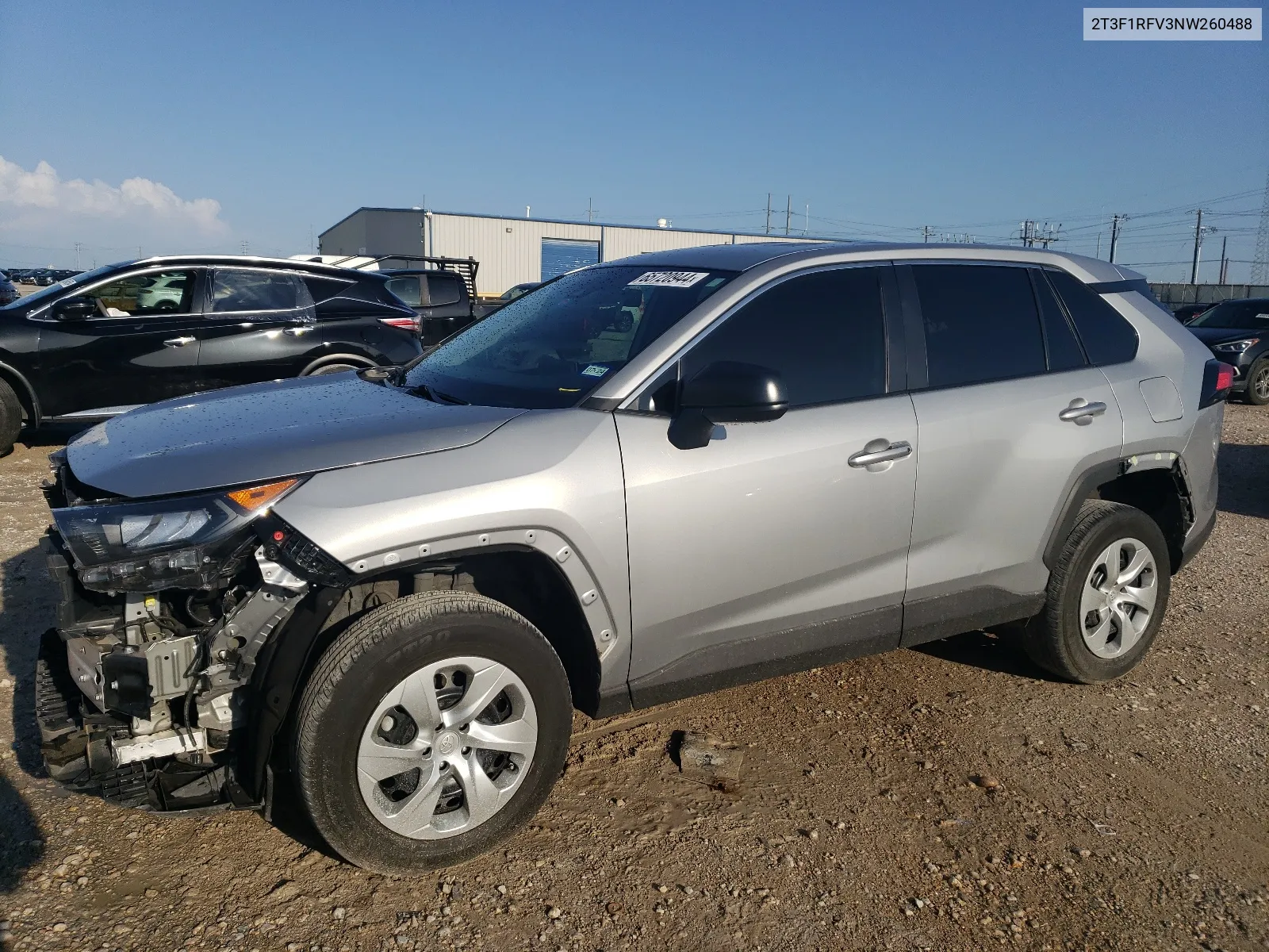 2T3F1RFV3NW260488 2022 Toyota Rav4 Le