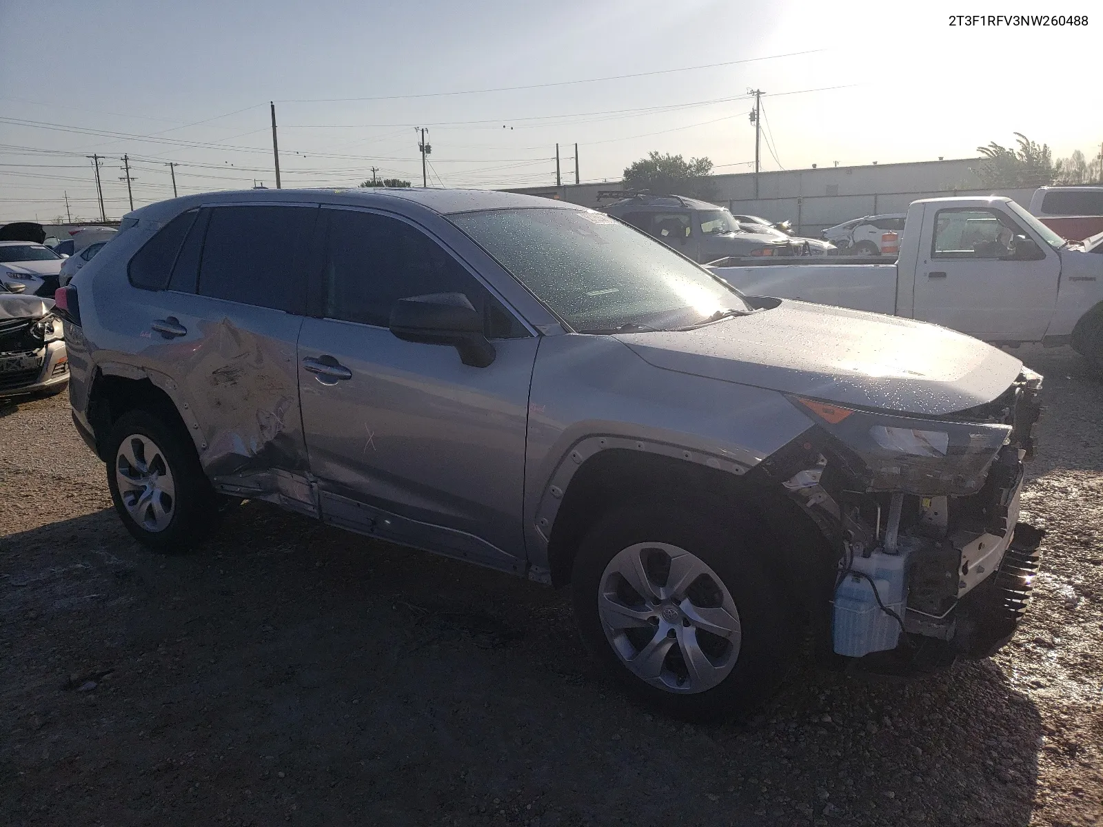 2T3F1RFV3NW260488 2022 Toyota Rav4 Le