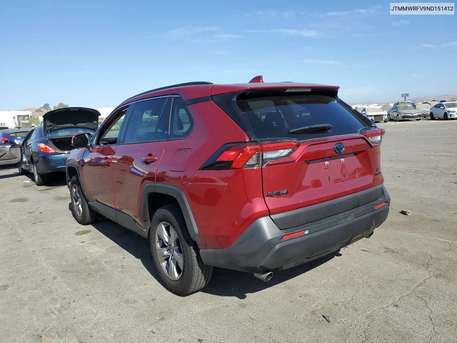 JTMMWRFV9ND151412 2022 Toyota Rav4 Le