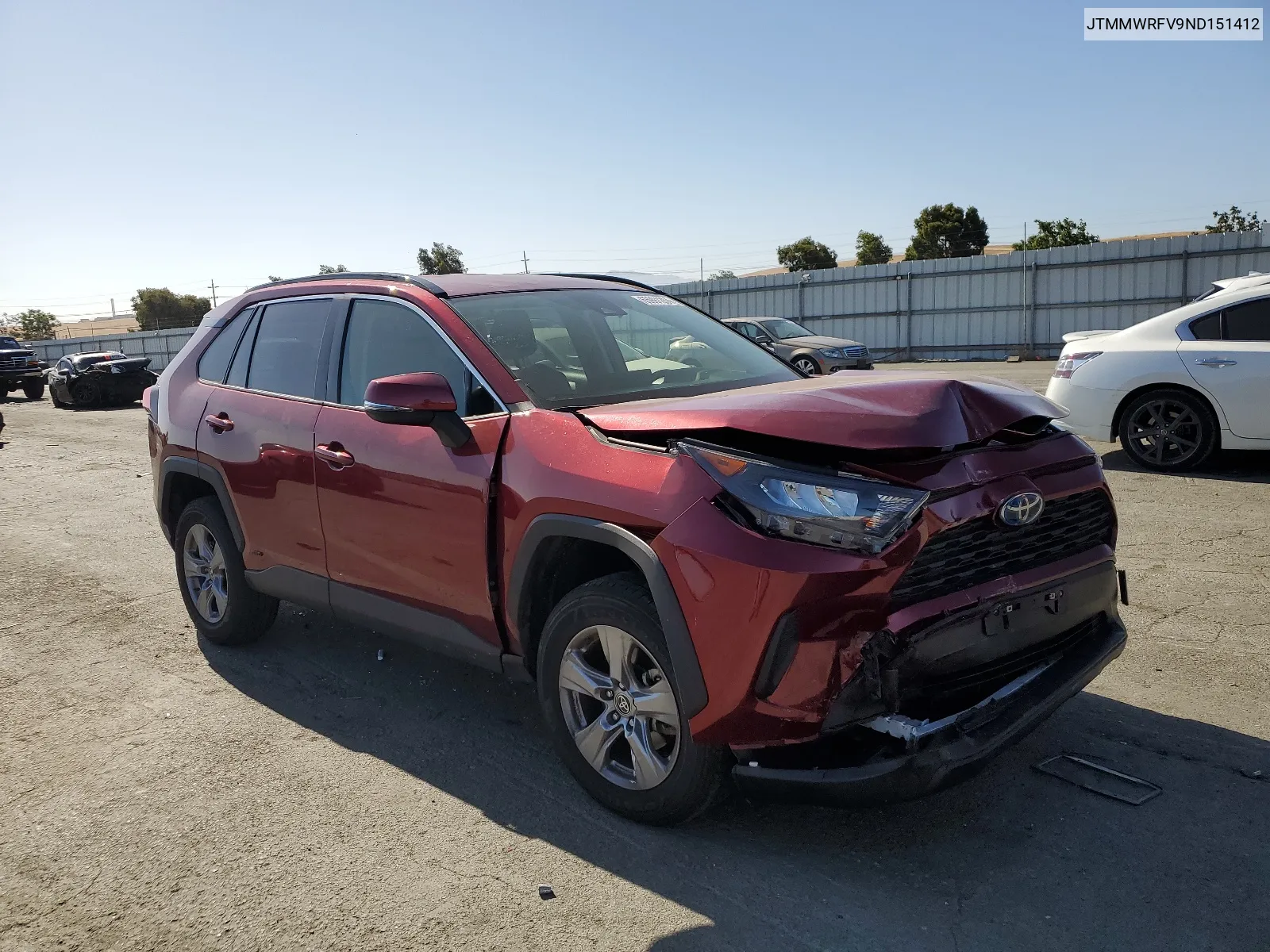 JTMMWRFV9ND151412 2022 Toyota Rav4 Le