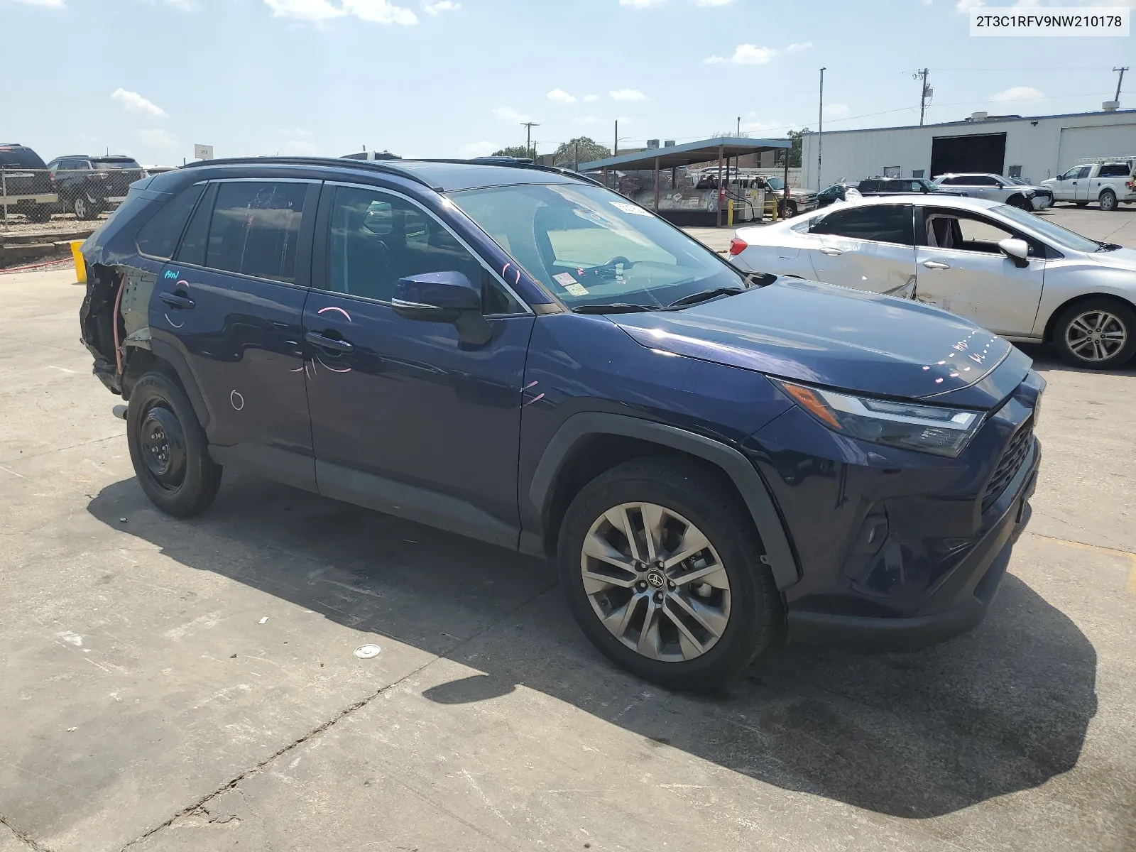 2022 Toyota Rav4 Xle Premium VIN: 2T3C1RFV9NW210178 Lot: 66319524