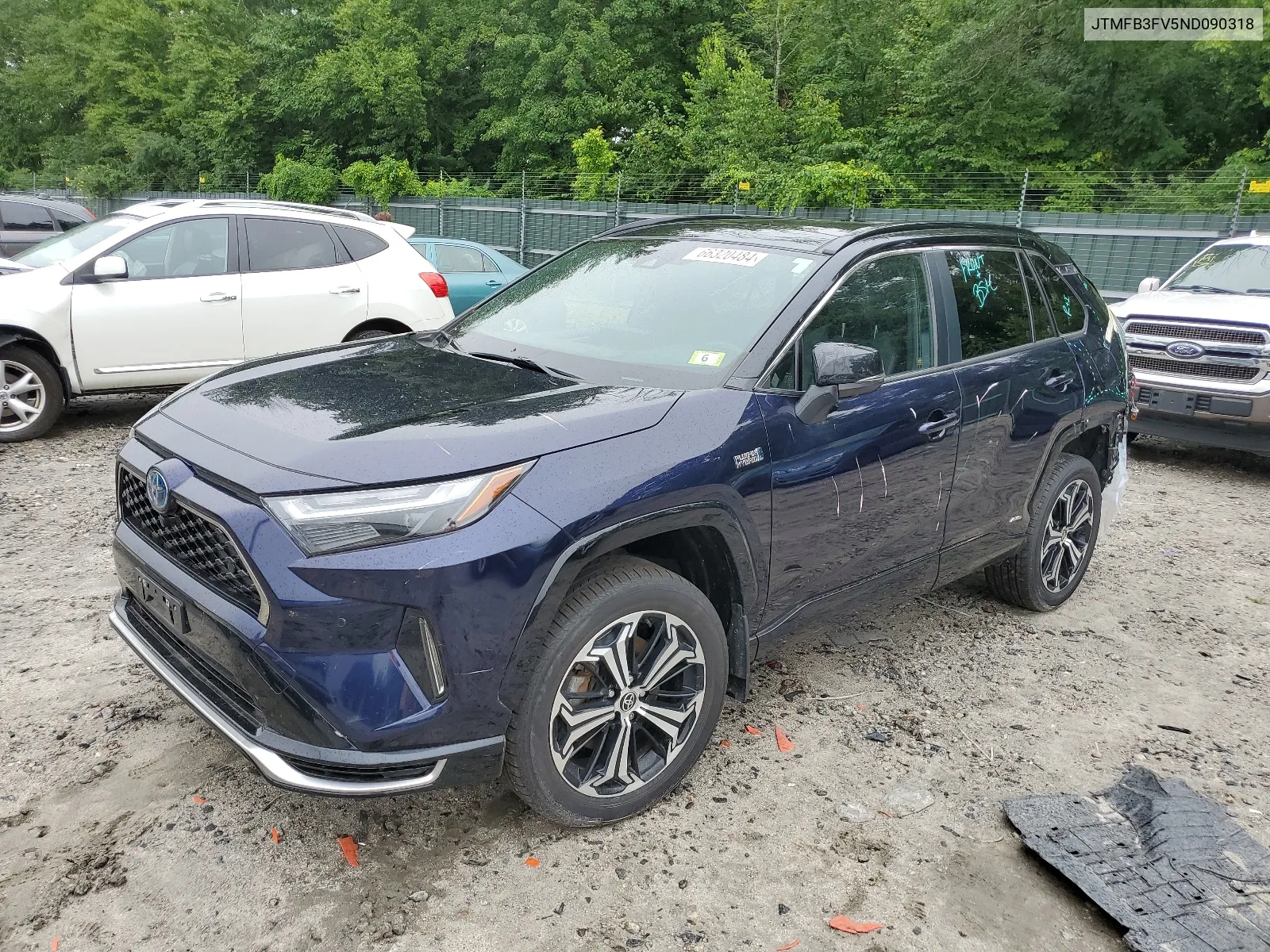 JTMFB3FV5ND090318 2022 Toyota Rav4 Prime Xse