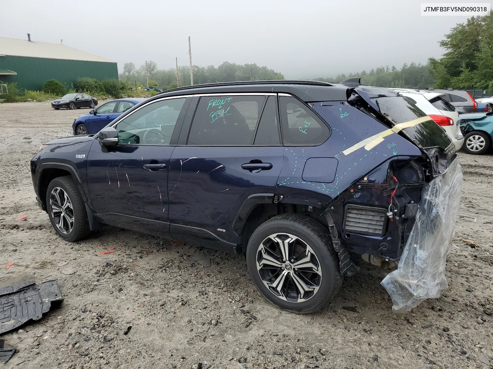 JTMFB3FV5ND090318 2022 Toyota Rav4 Prime Xse