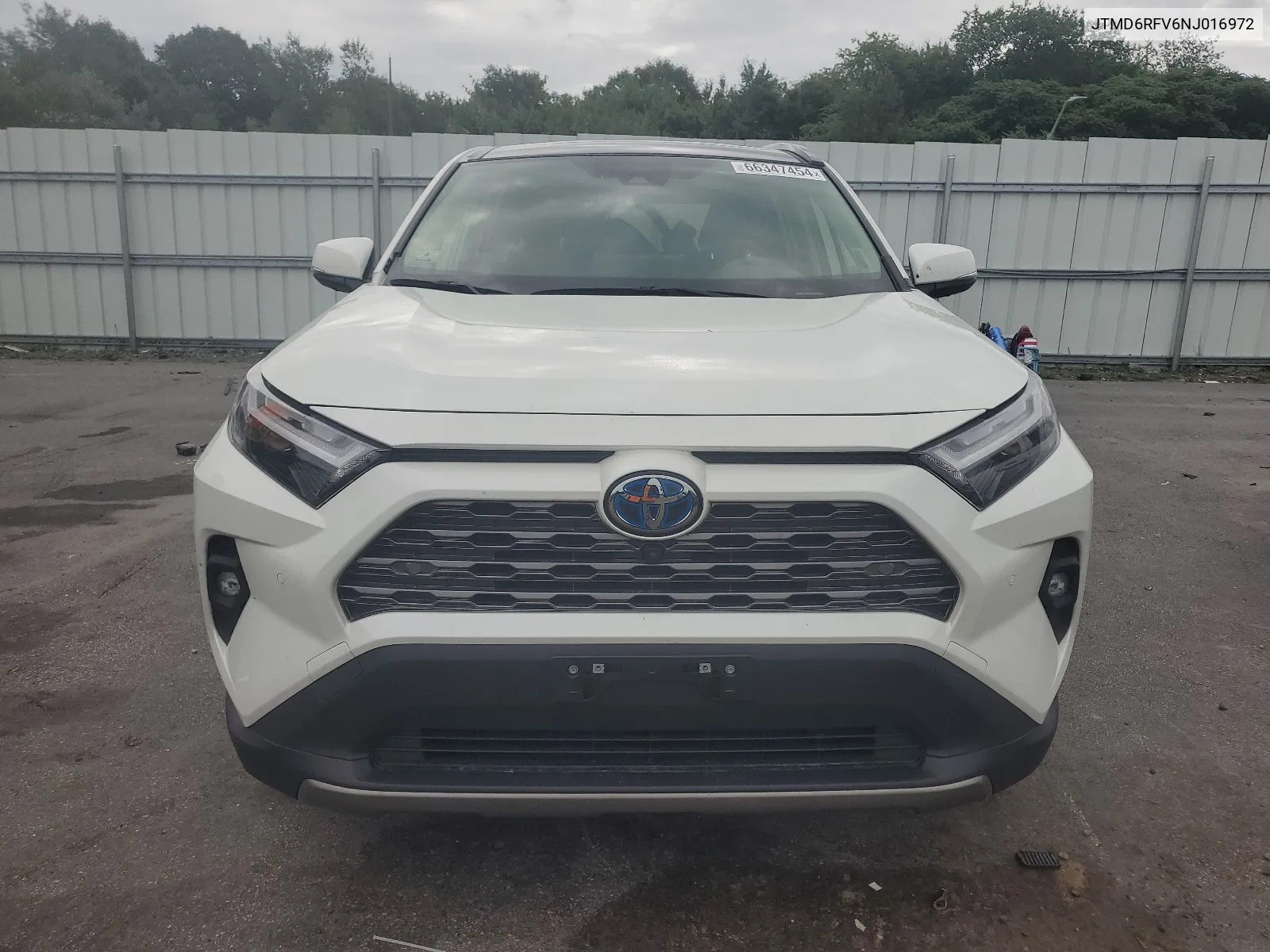 2022 Toyota Rav4 Limited VIN: JTMD6RFV6NJ016972 Lot: 66347454