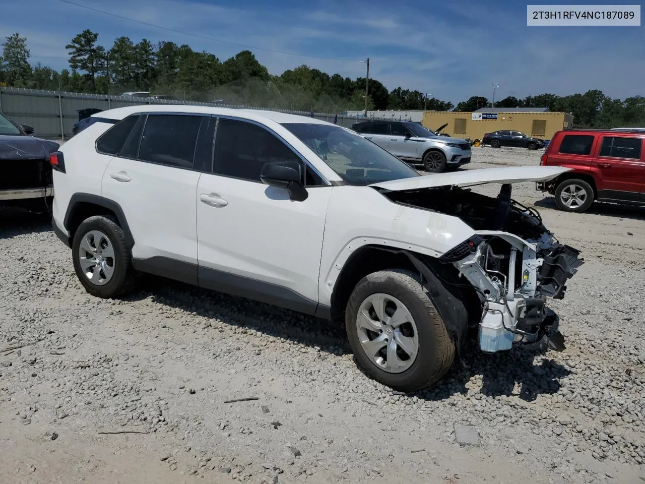 2022 Toyota Rav4 Le VIN: 2T3H1RFV4NC187089 Lot: 66719224