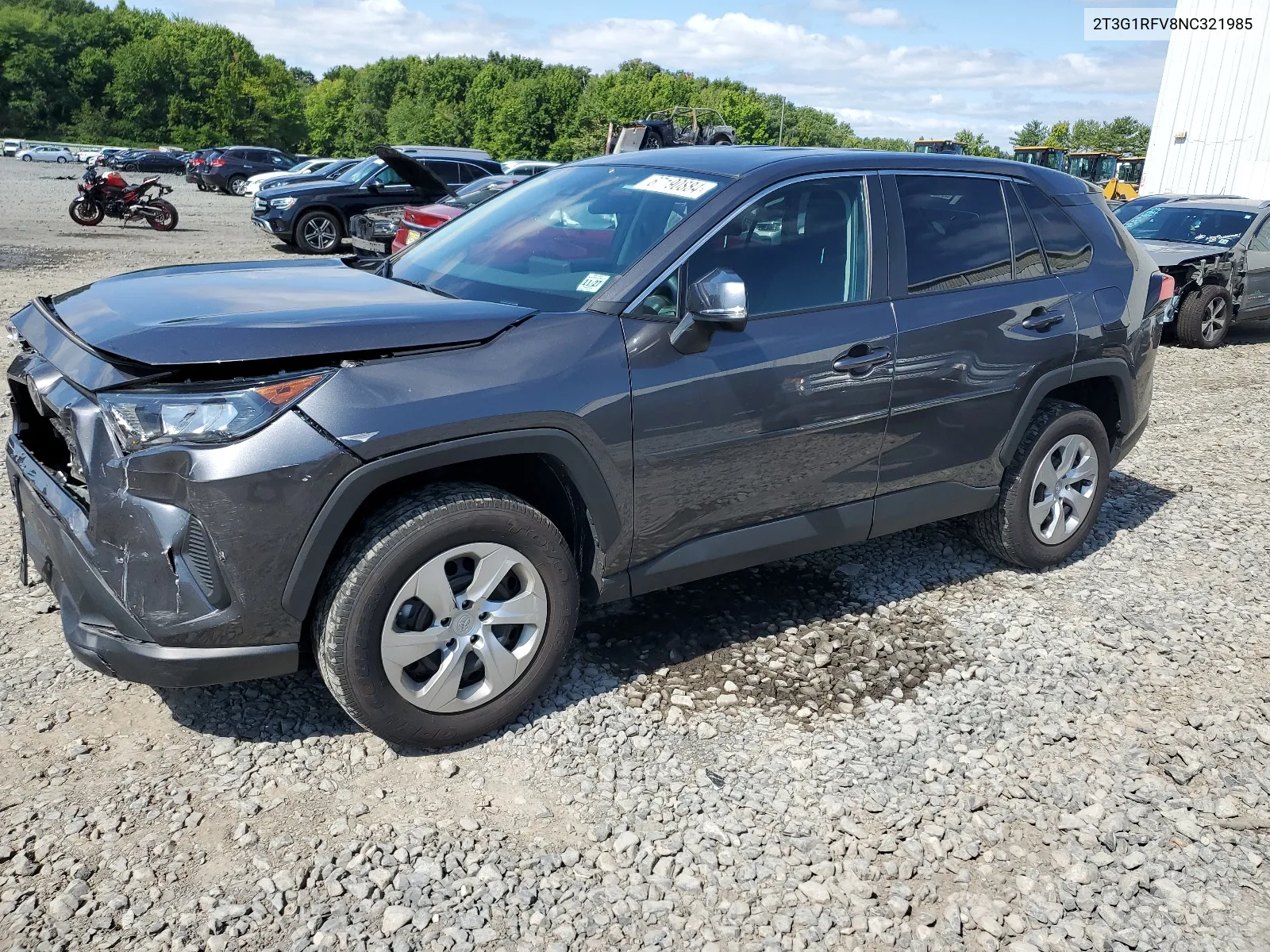 2T3G1RFV8NC321985 2022 Toyota Rav4 Le