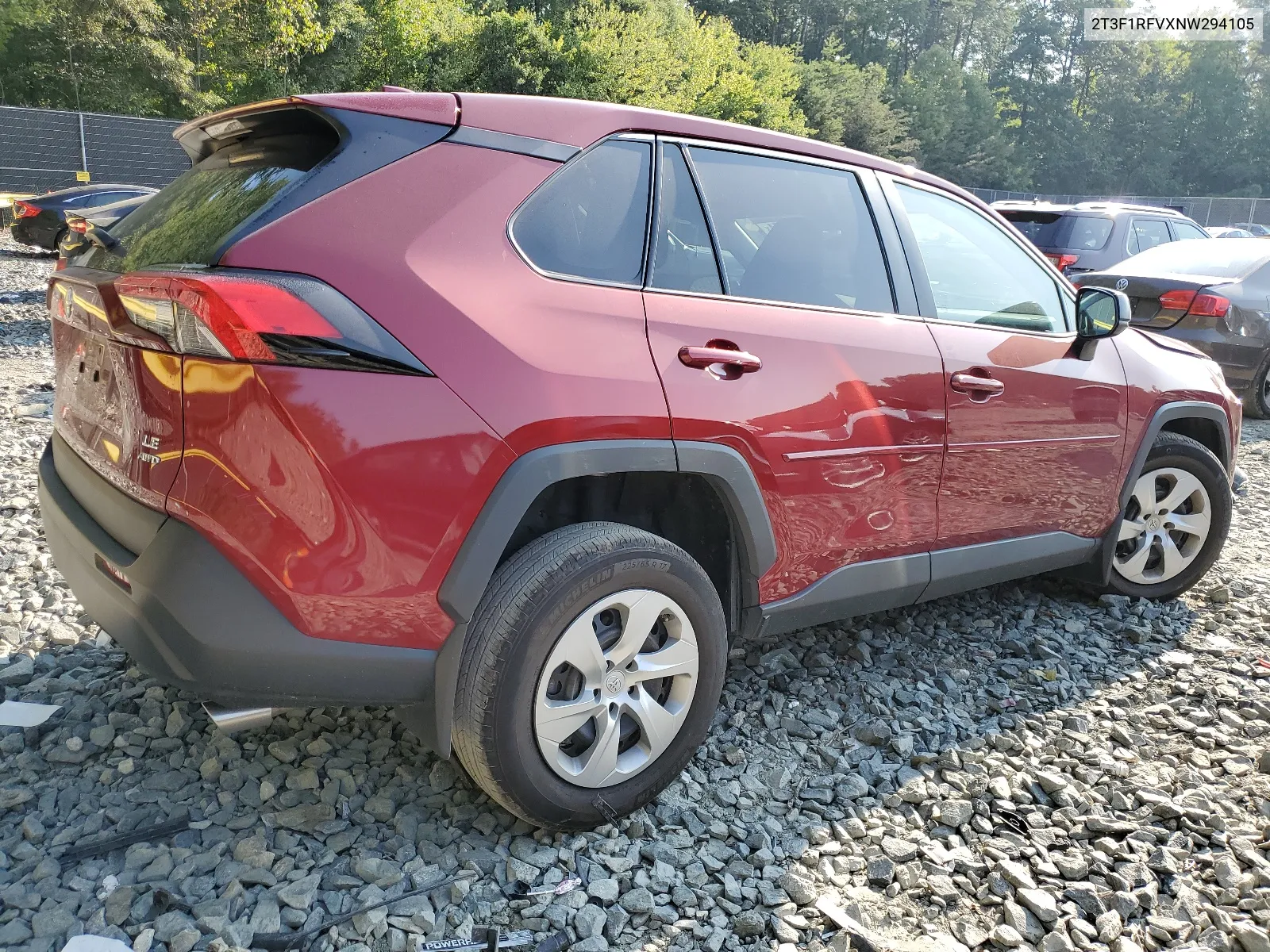 2T3F1RFVXNW294105 2022 Toyota Rav4 Le