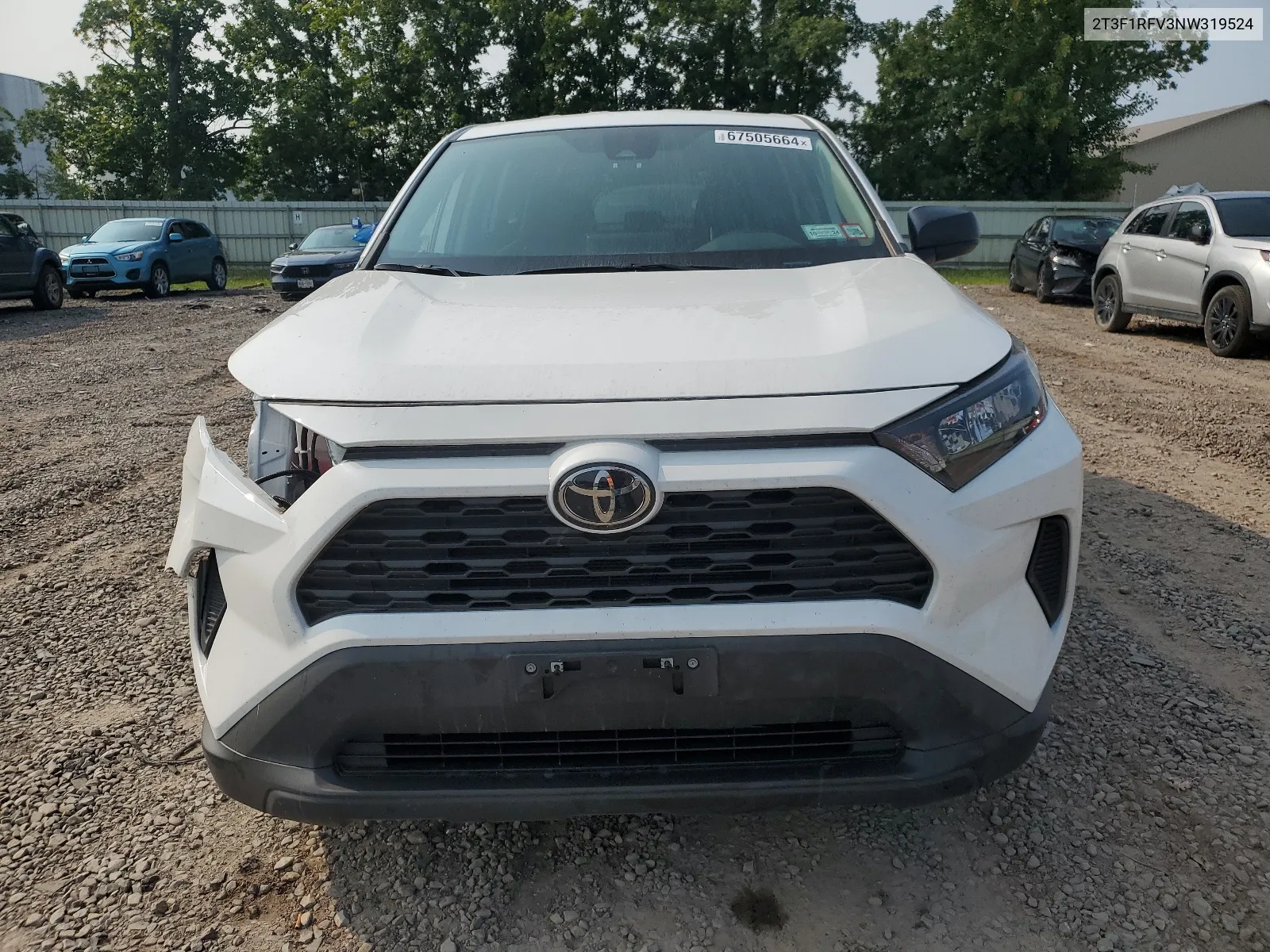 2022 Toyota Rav4 Le VIN: 2T3F1RFV3NW319524 Lot: 67505664