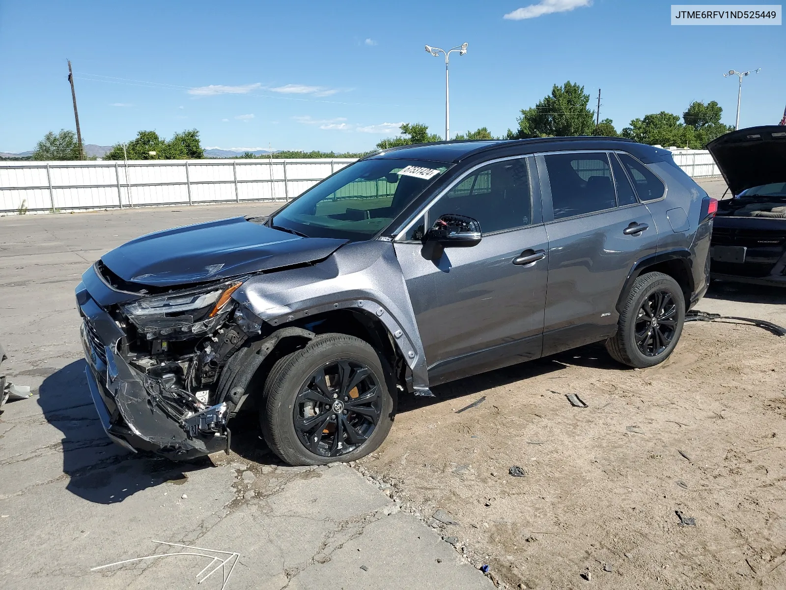 2022 Toyota Rav4 Xse VIN: JTME6RFV1ND525449 Lot: 67531424