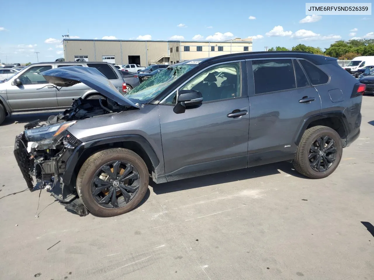 JTME6RFV5ND526359 2022 Toyota Rav4 Xse