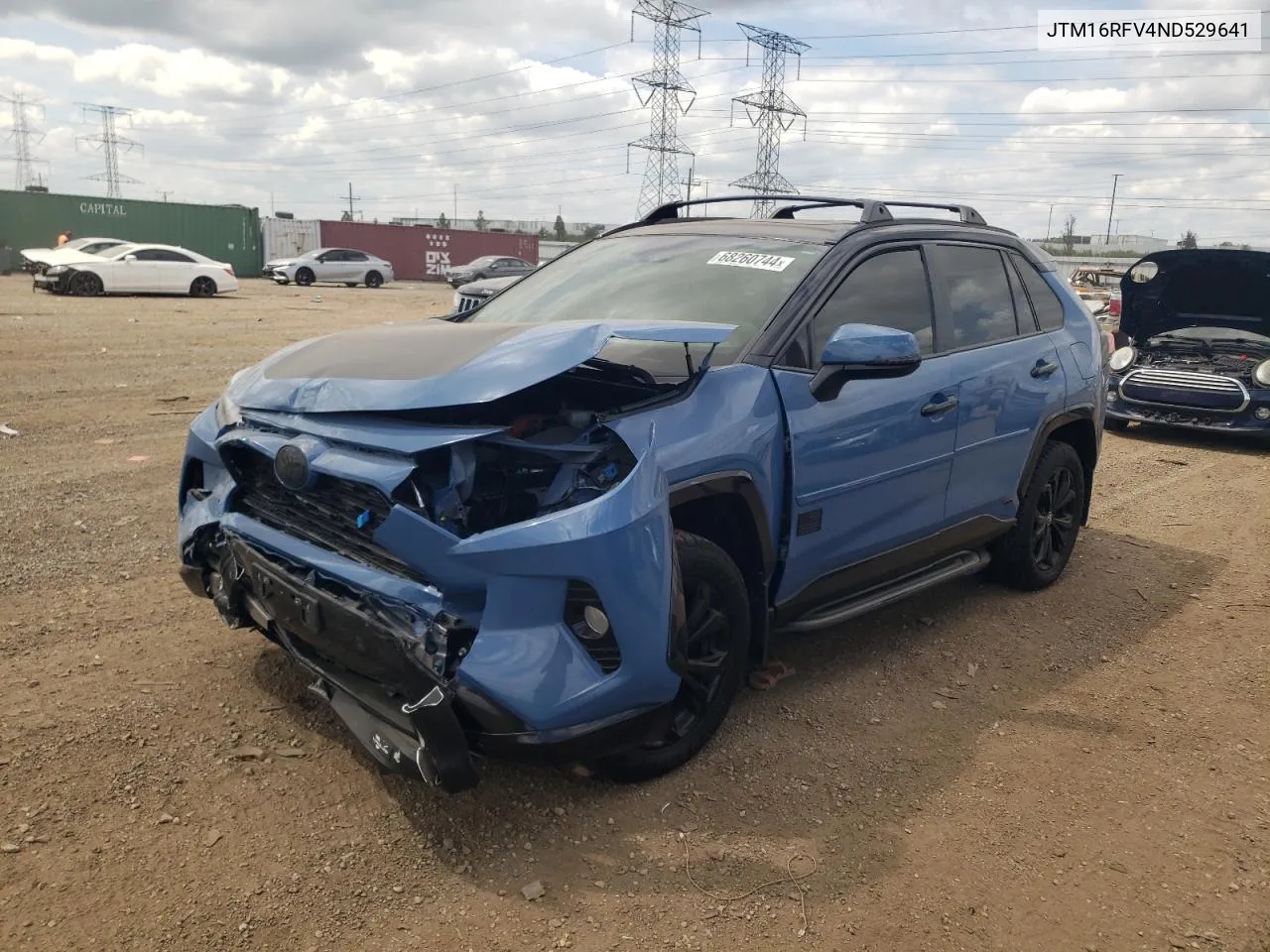 JTM16RFV4ND529641 2022 Toyota Rav4 Se