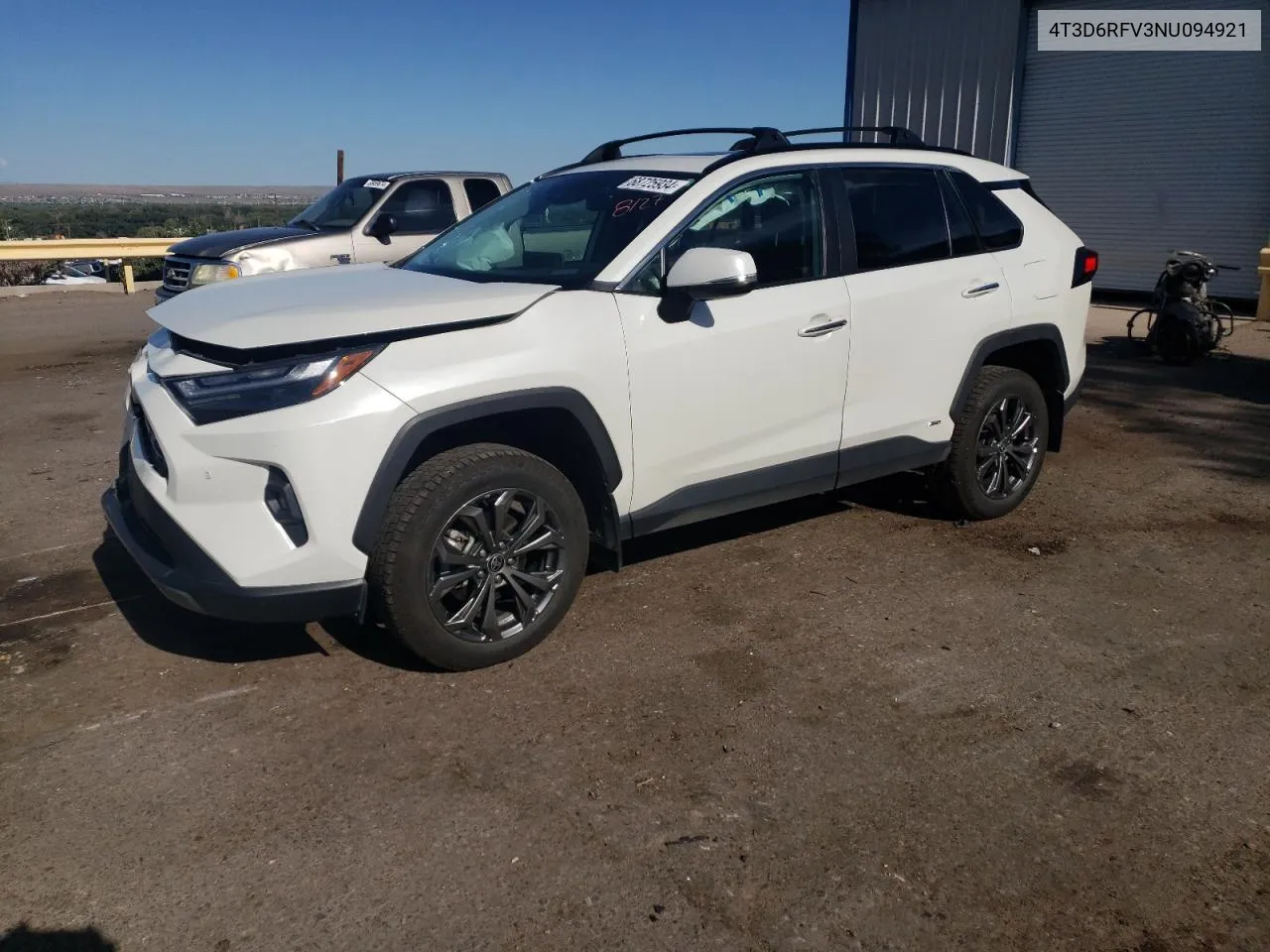 2022 Toyota Rav4 Limited VIN: 4T3D6RFV3NU094921 Lot: 68725934