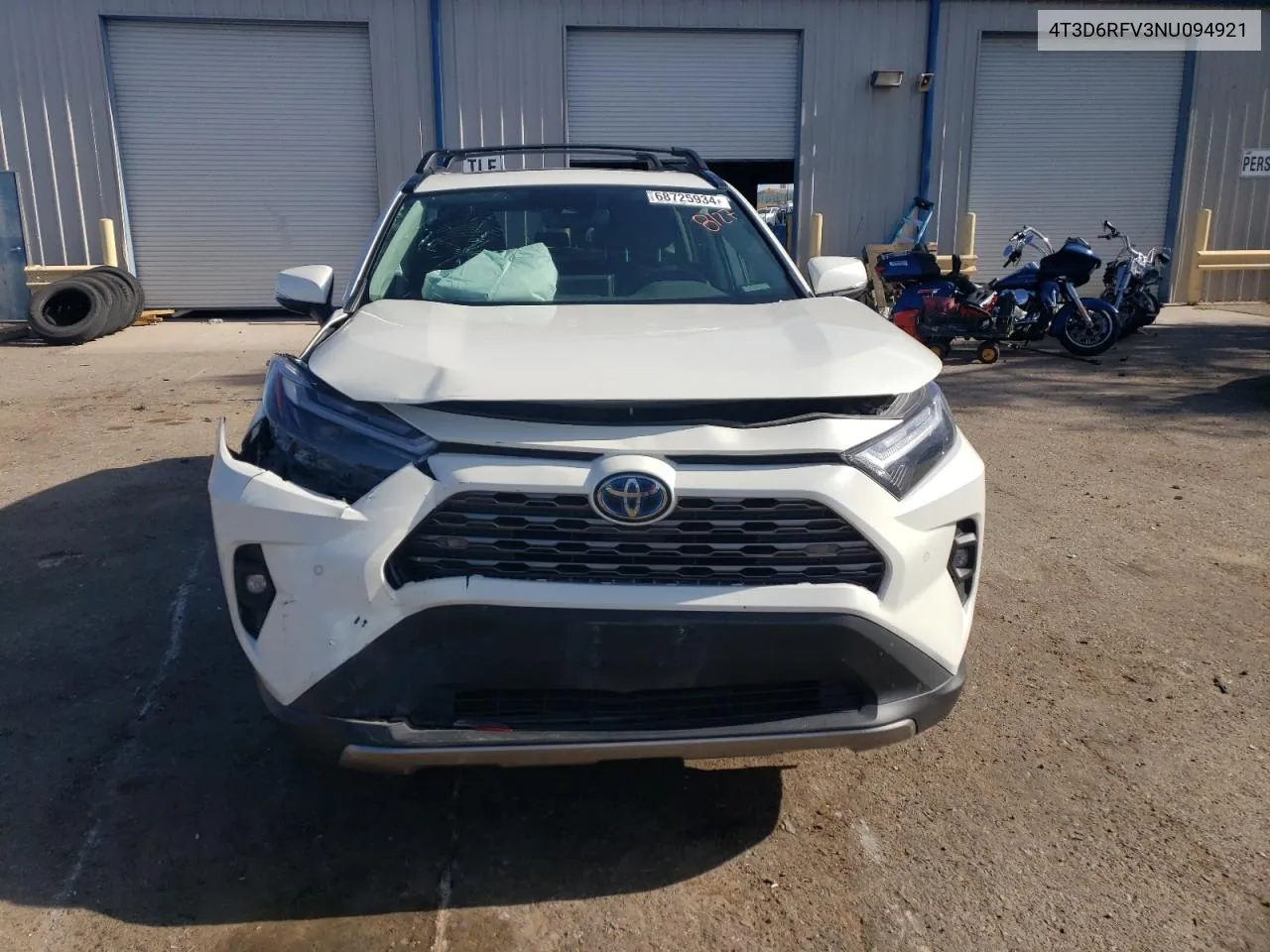 2022 Toyota Rav4 Limited VIN: 4T3D6RFV3NU094921 Lot: 68725934