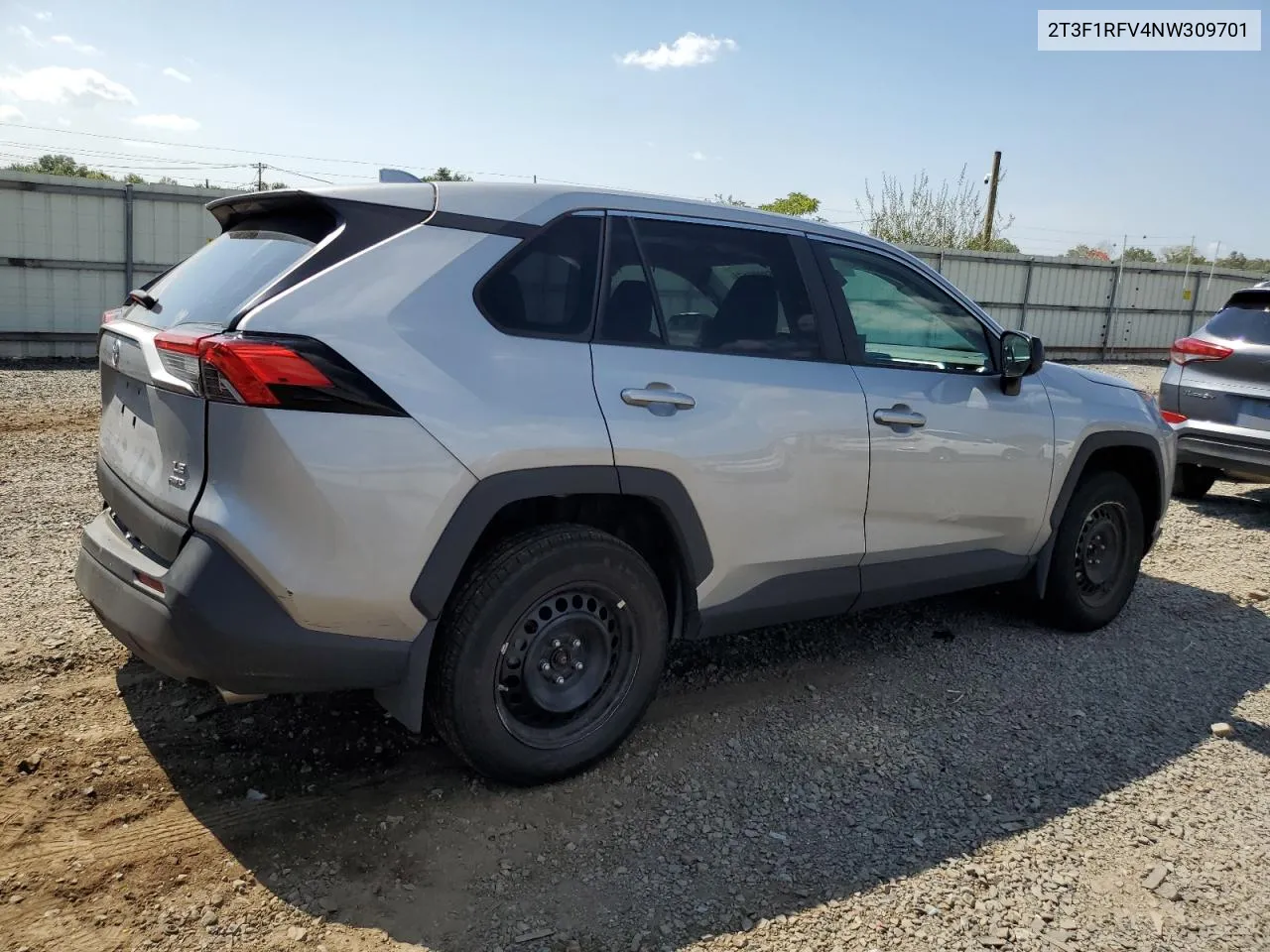 2T3F1RFV4NW309701 2022 Toyota Rav4 Le