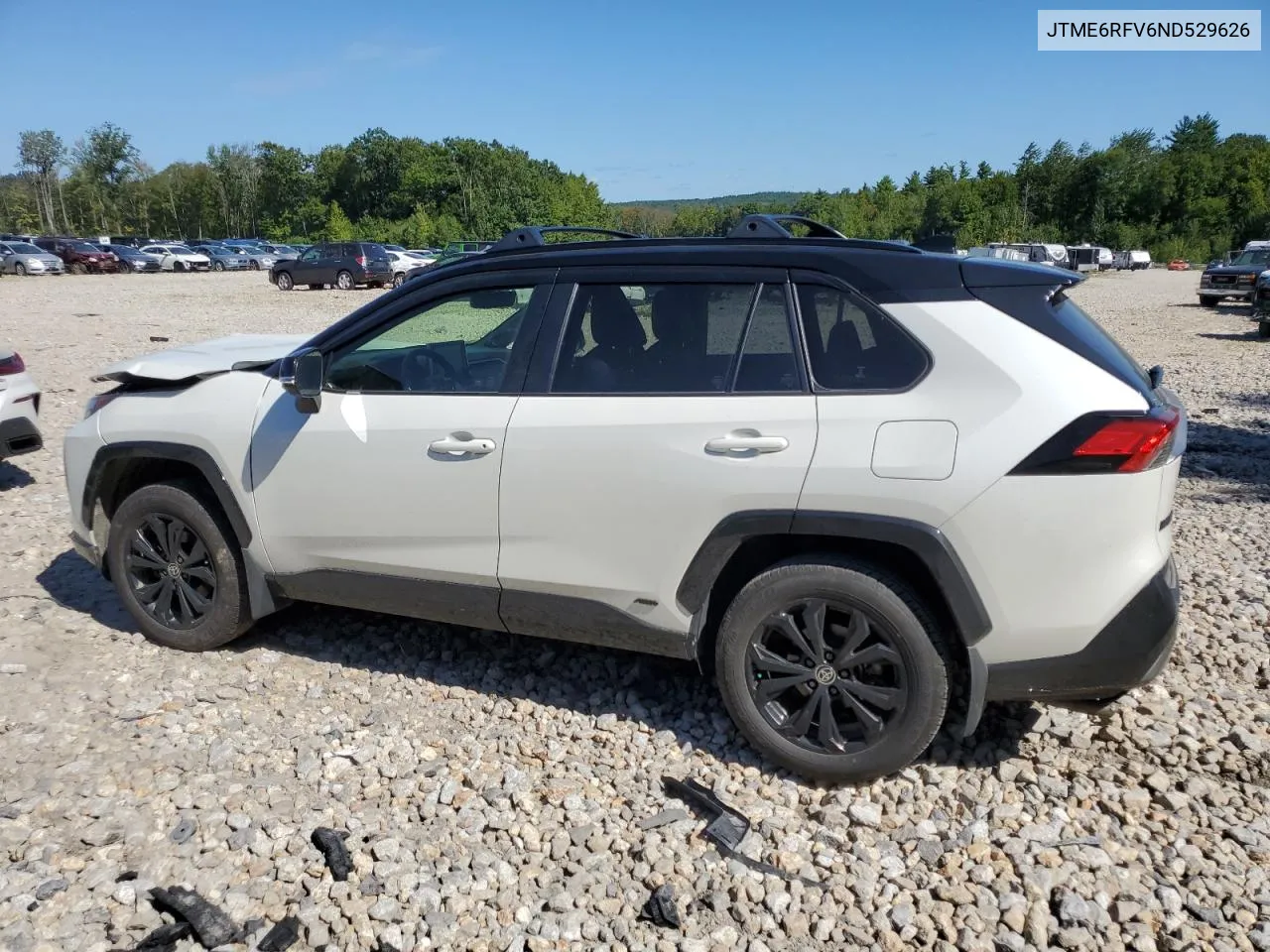 2022 Toyota Rav4 Xse VIN: JTME6RFV6ND529626 Lot: 68941524