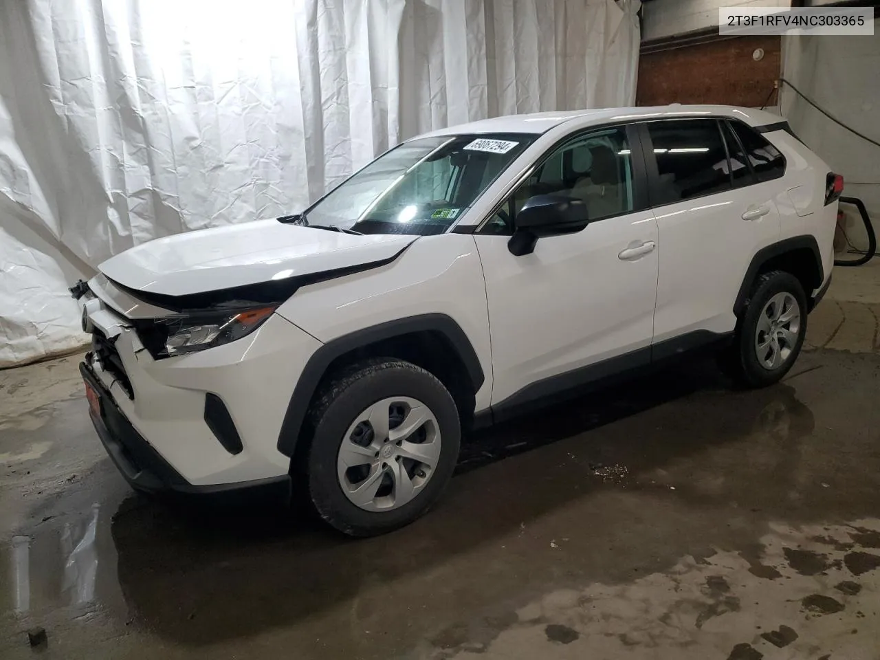 2T3F1RFV4NC303365 2022 Toyota Rav4 Le