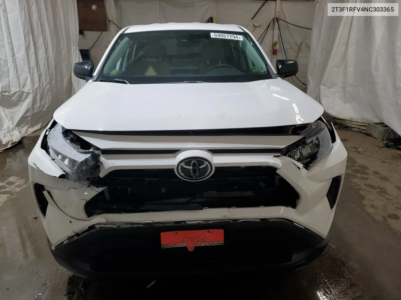 2022 Toyota Rav4 Le VIN: 2T3F1RFV4NC303365 Lot: 69067294