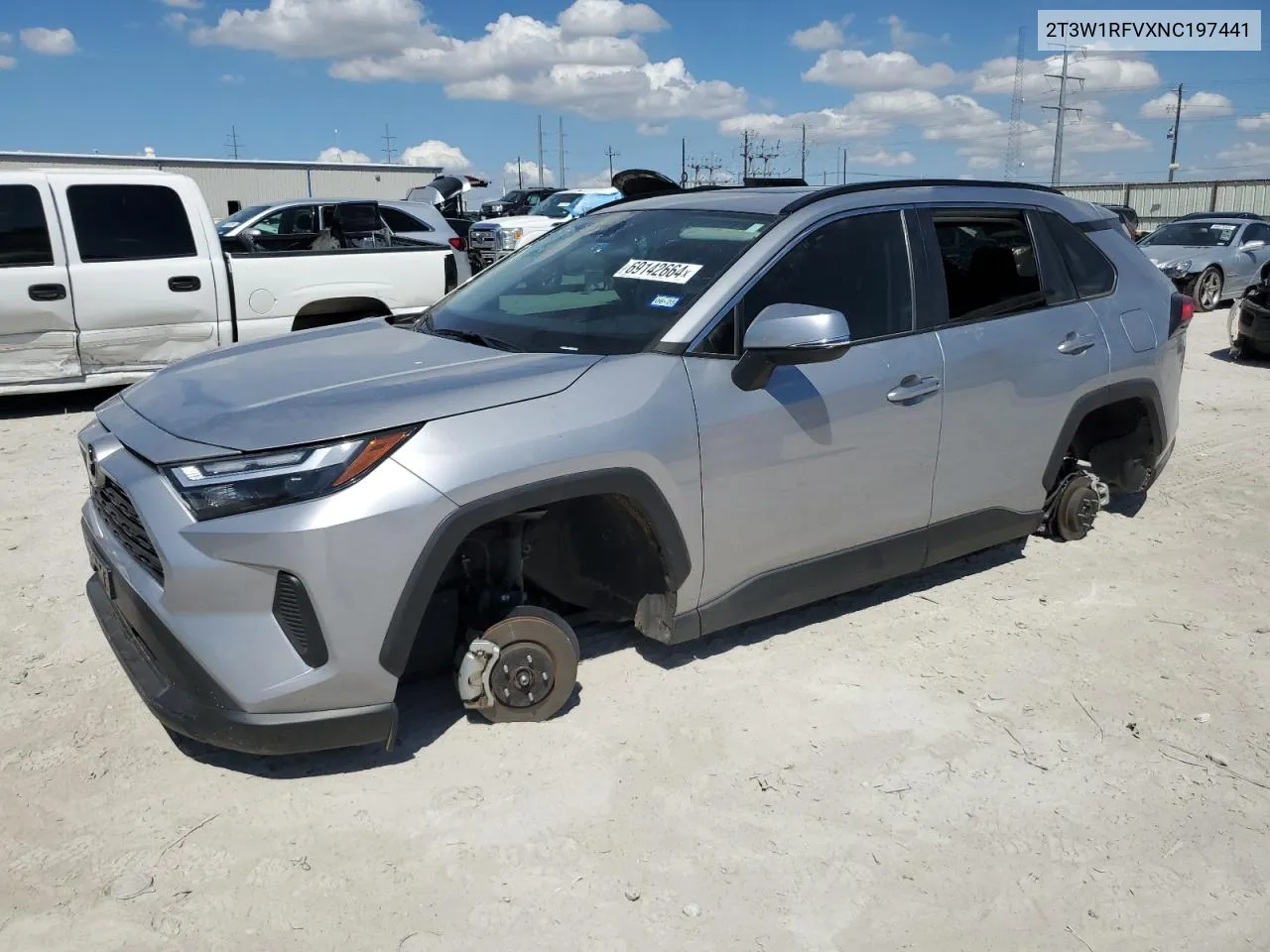 2022 Toyota Rav4 Xle VIN: 2T3W1RFVXNC197441 Lot: 69142664