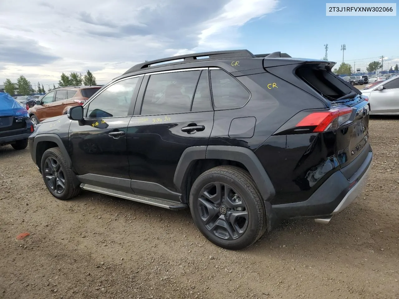 2022 Toyota Rav4 Adventure VIN: 2T3J1RFVXNW302066 Lot: 69217354