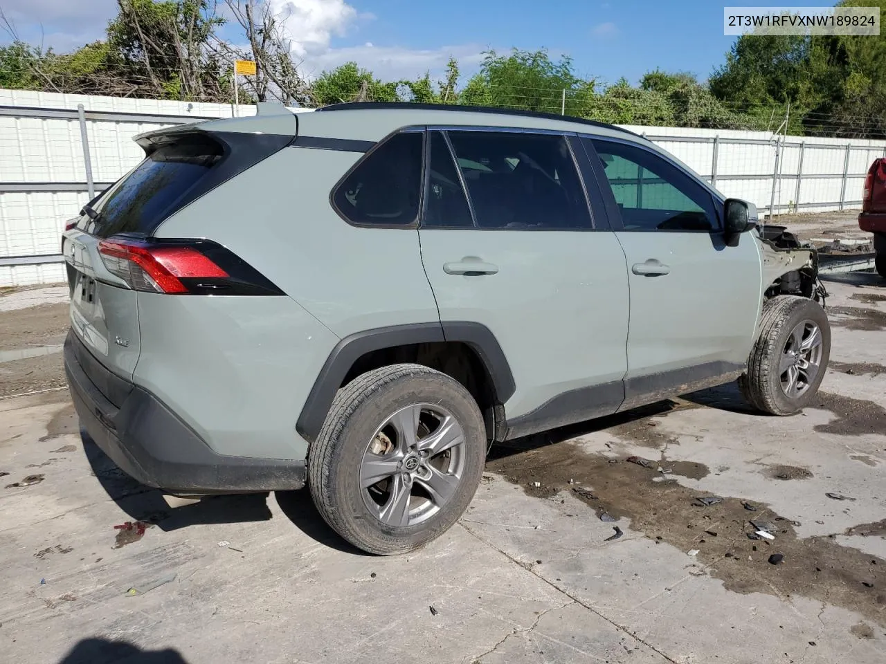 2022 Toyota Rav4 Xle VIN: 2T3W1RFVXNW189824 Lot: 69270894